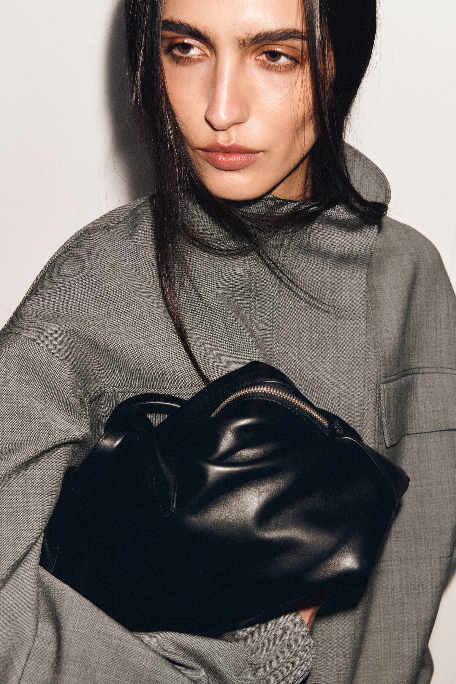 BOWLINGOVÁ TAŠKA MONTMARTRE - KŮŽE - ČERNÁ - 7