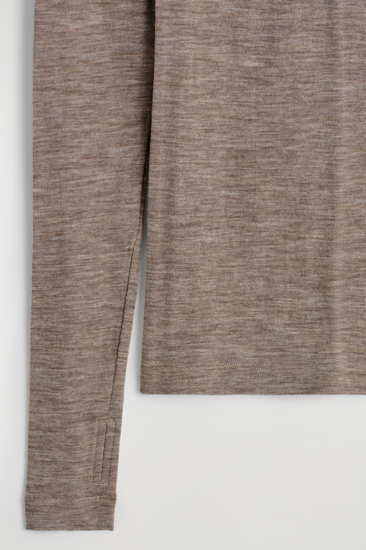 HAUT SLIM EN LAINE MÉRINOS - TAUPE CHINÉ/BLEU MARINE/GRIS ANTHRACITE CHINÉ/ROUGE/GRIS / MOUCHETÉ/CAMEL CHINÉ/BRUN FONCÉ CHINÉ - 7