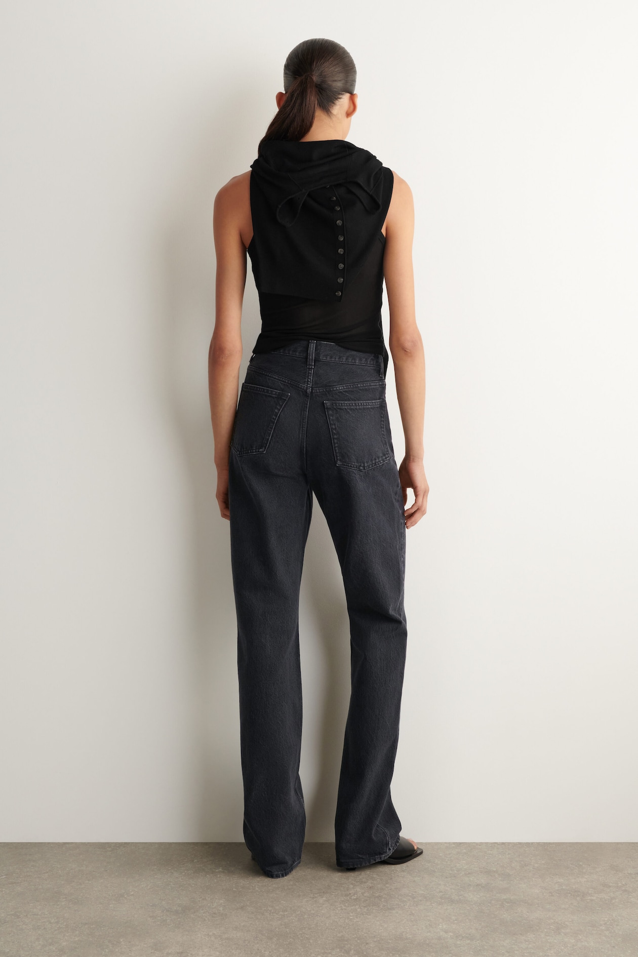 VALLEY BOOTCUT JEANS — BLACK