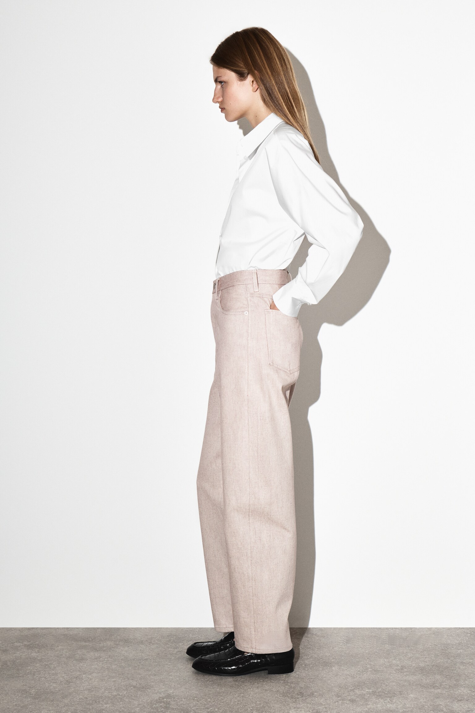 JEANS BAY DAL TAGLIO BARREL - ROSA CHIARO/BLU SCURO/NERO/BLU/MARRONE - 4