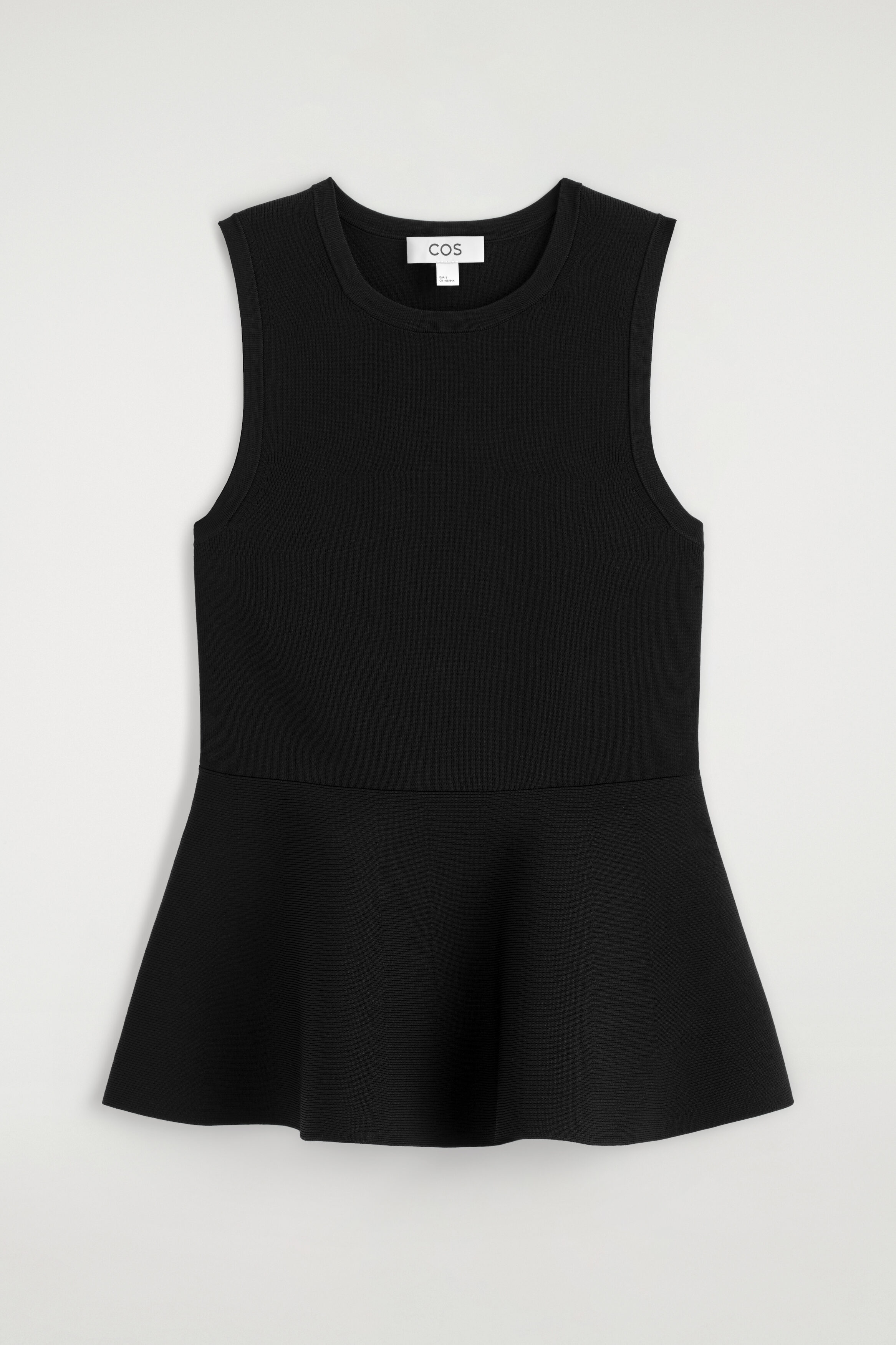 Knitted Peplum Top