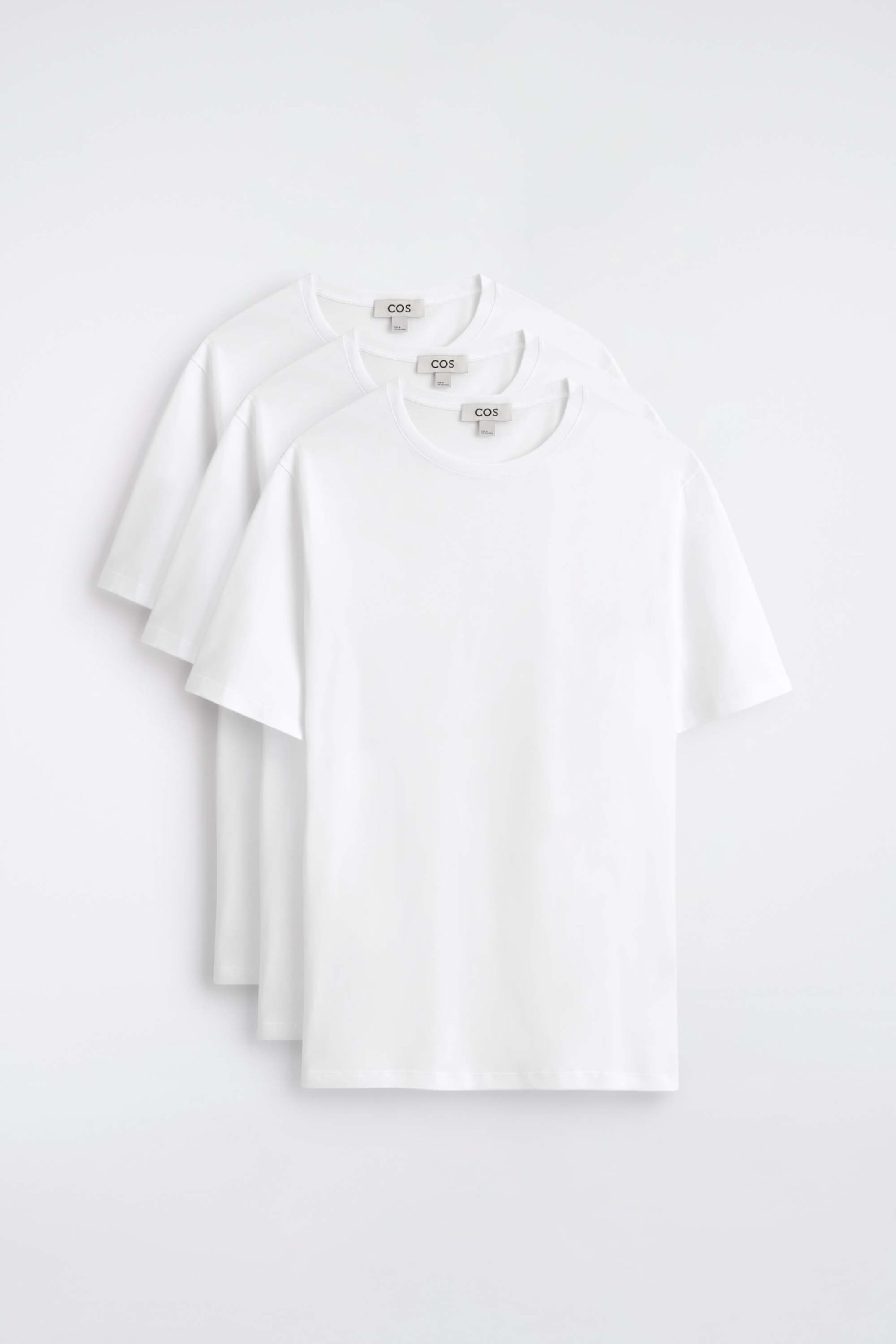 3-PACK COTTON CREW-NECK T-SHIRTS