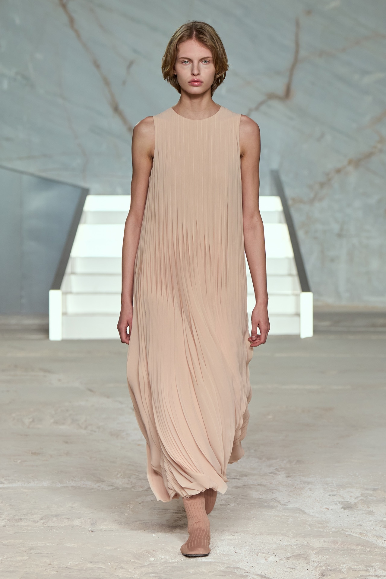 PETAL MIDI DRESS - APRICOT | COS