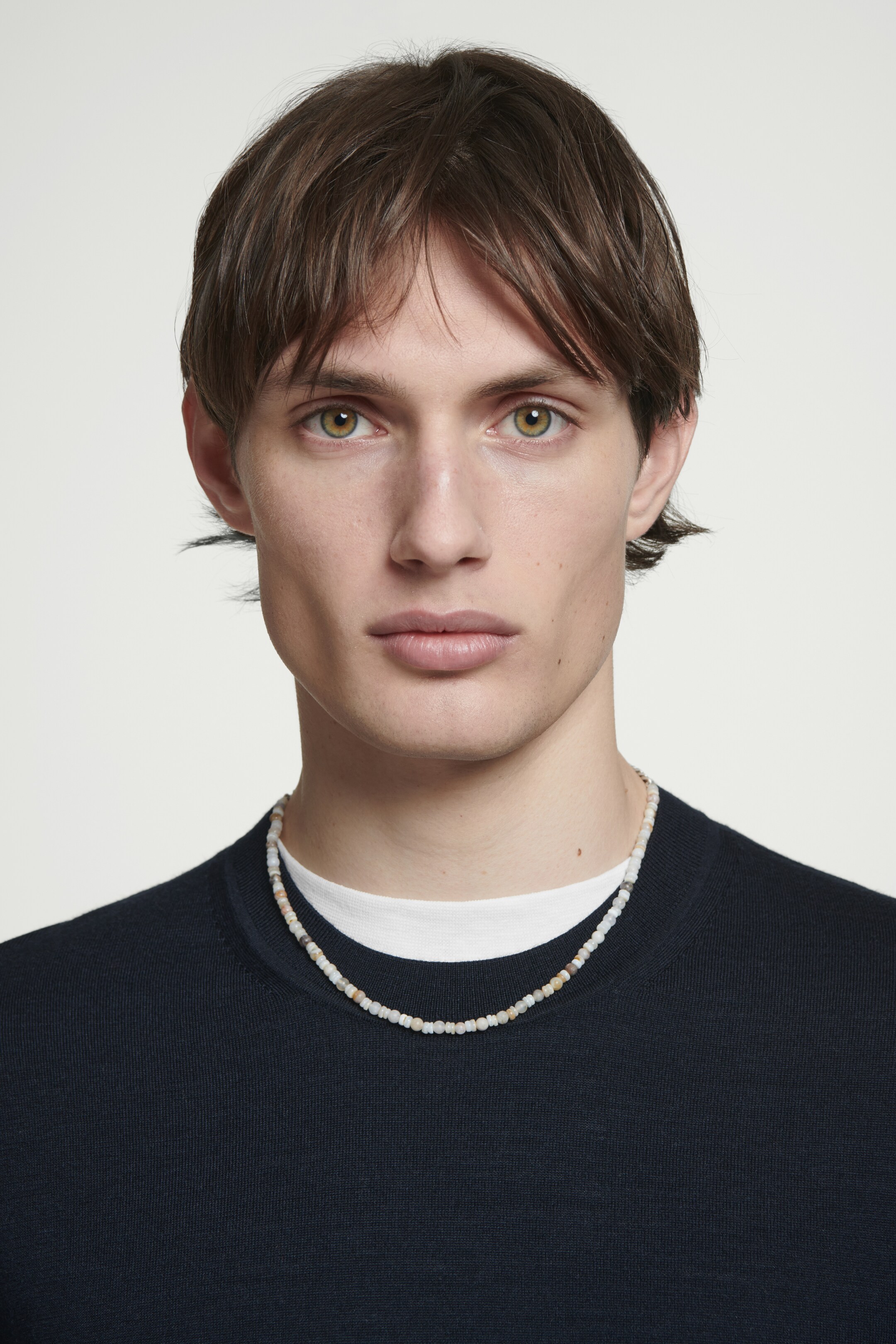 Visualizza immagine più grande: COLLANA A CATENA CON PIETRE SEMIPREZIOSE - BIANCO / MARRONE - UOMO | H&M IT 1