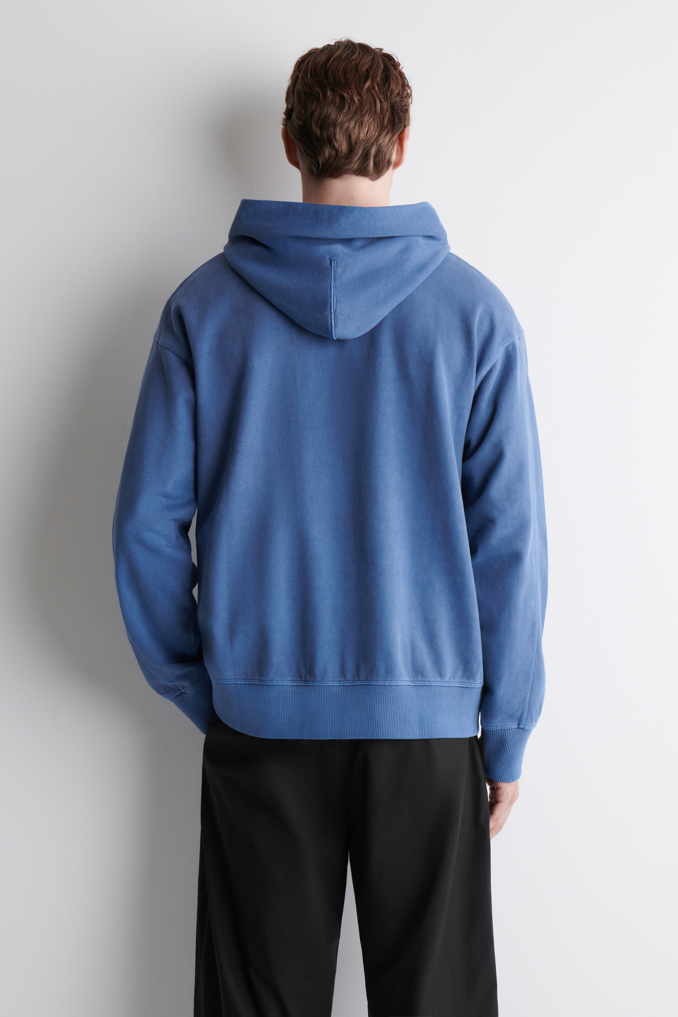 Zobraziť väčší obrázok: MIKINA Z PRANÉHO BAVLNENÉHO JERSEYU - MODRÁ - MUŽI | H&M SK 5