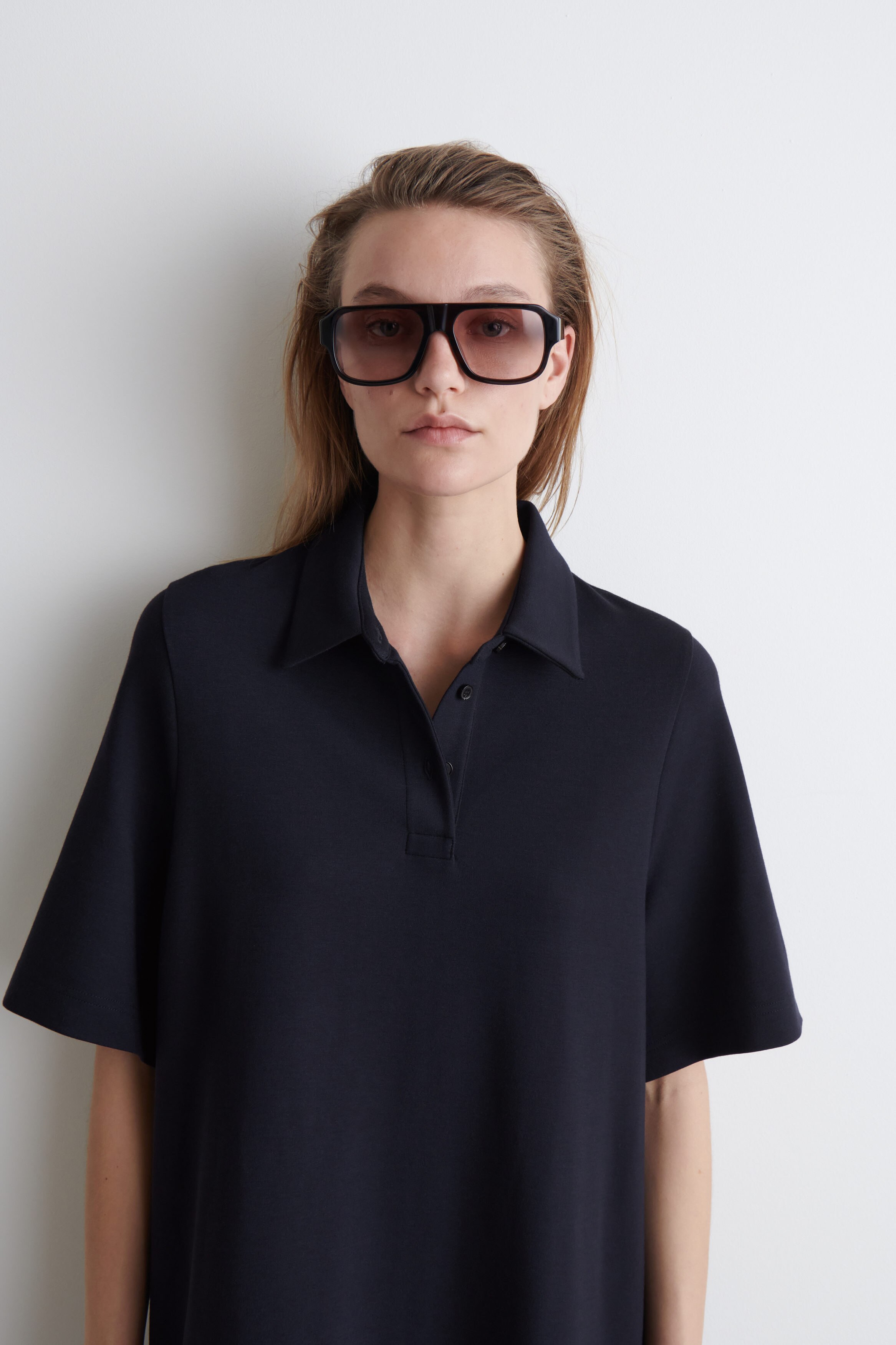 ワンピース Short Sleeve Polo Mini Dress M MULTI TONAL MINI POLO DRESS– U.S. Polo Assn.