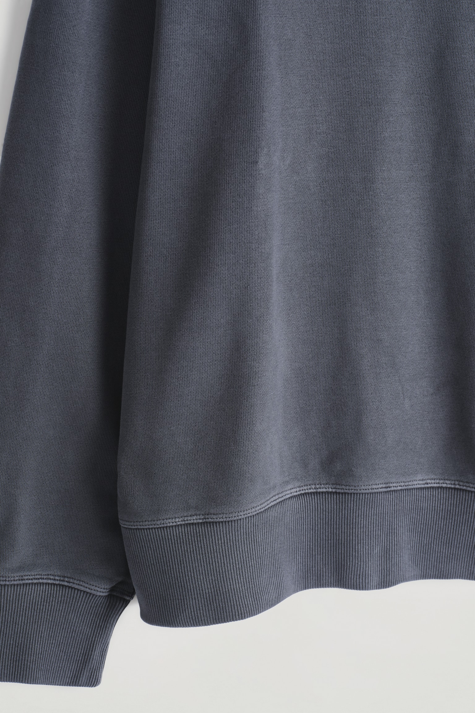 LOCKERES SWEATSHIRT AUS VORGEWASCHENER BAUMWOLLE - Navyblau/VERWASCHENES BURGUNDERROT - 7