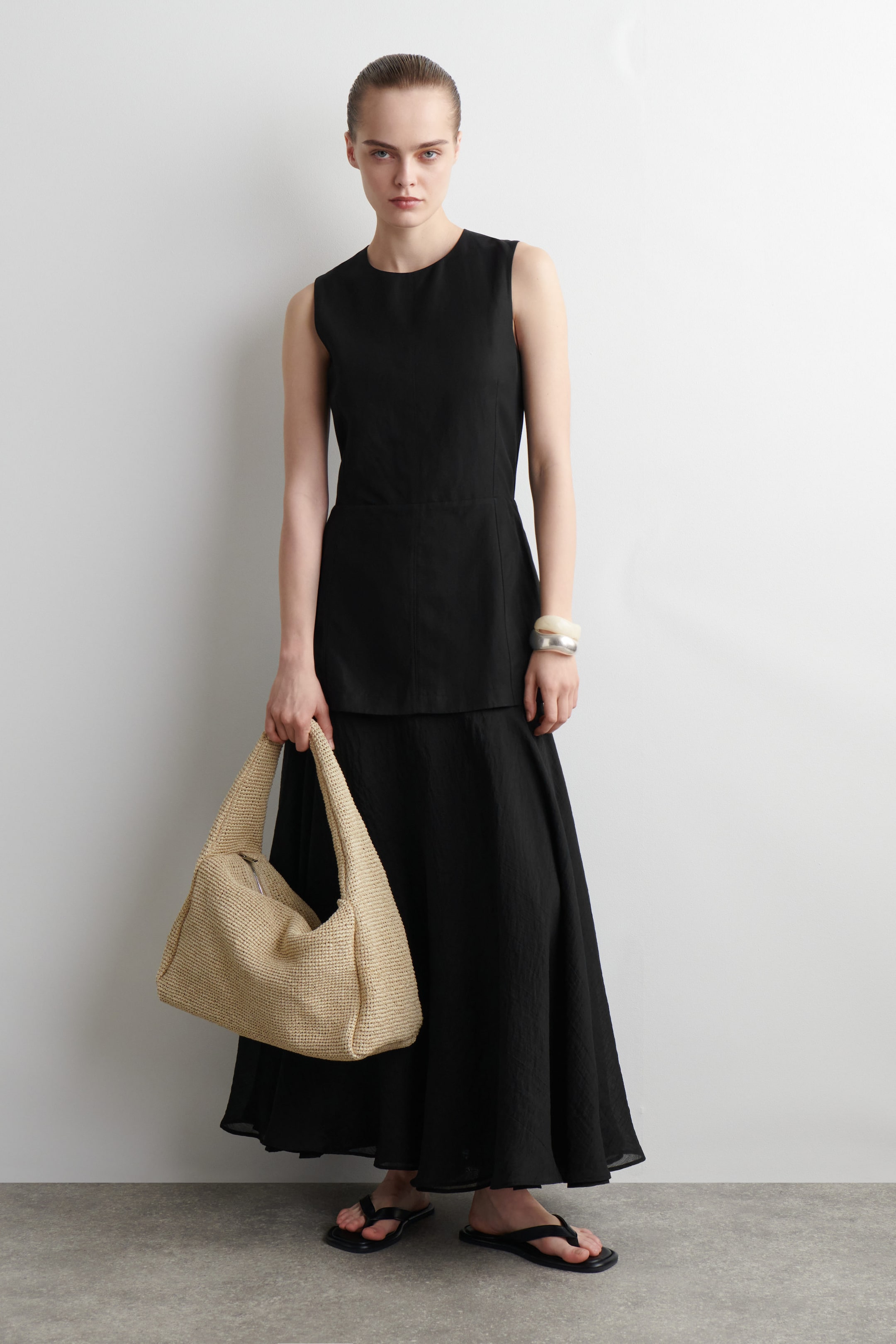 TOTE BAG SOUPLE - RAFFIA