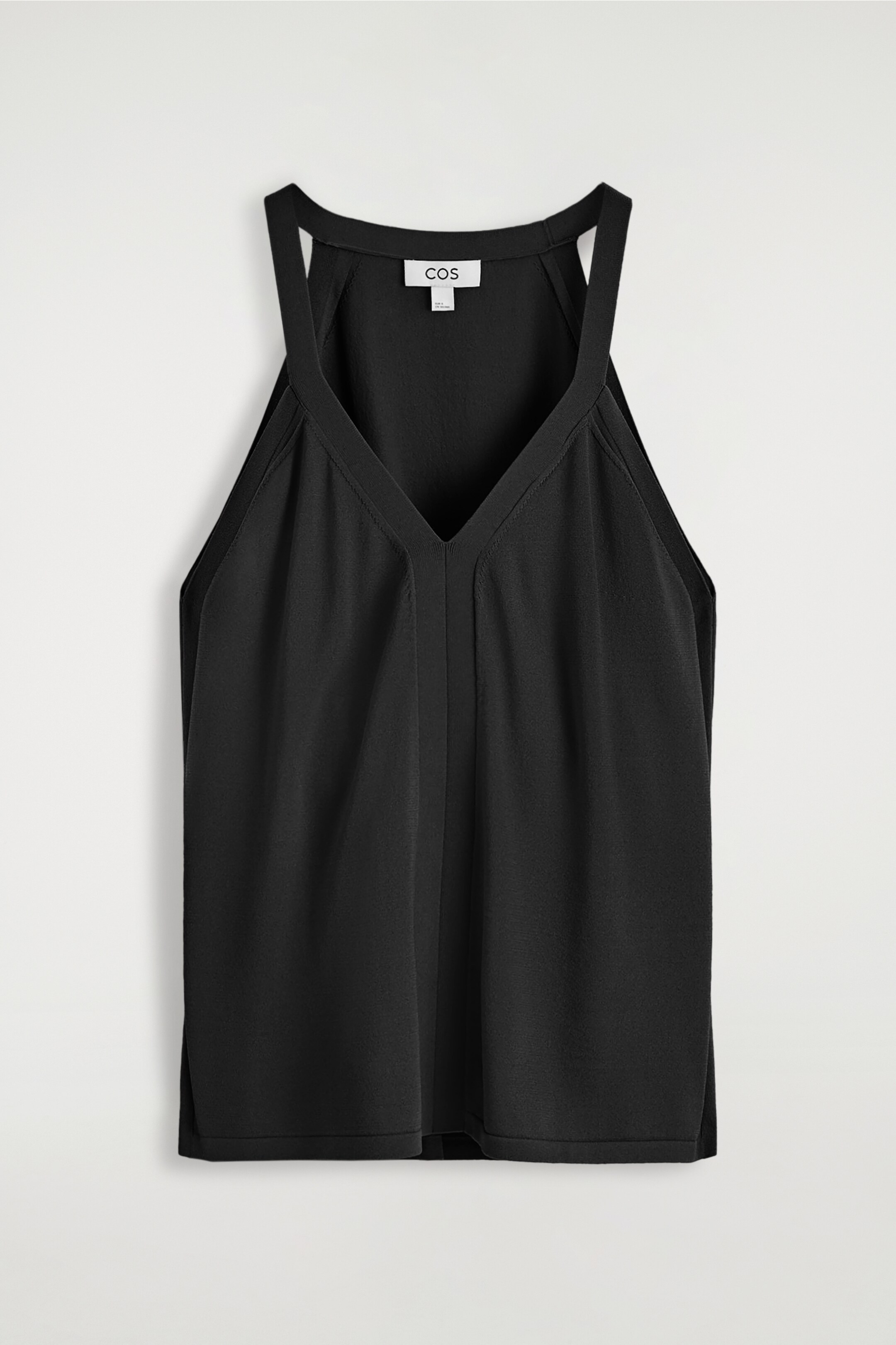 Nagyobb kép megtekintése: KÖTÖTT V-NYAKÚ TANK TOP - FEKETE - NŐI | H&M HU 5