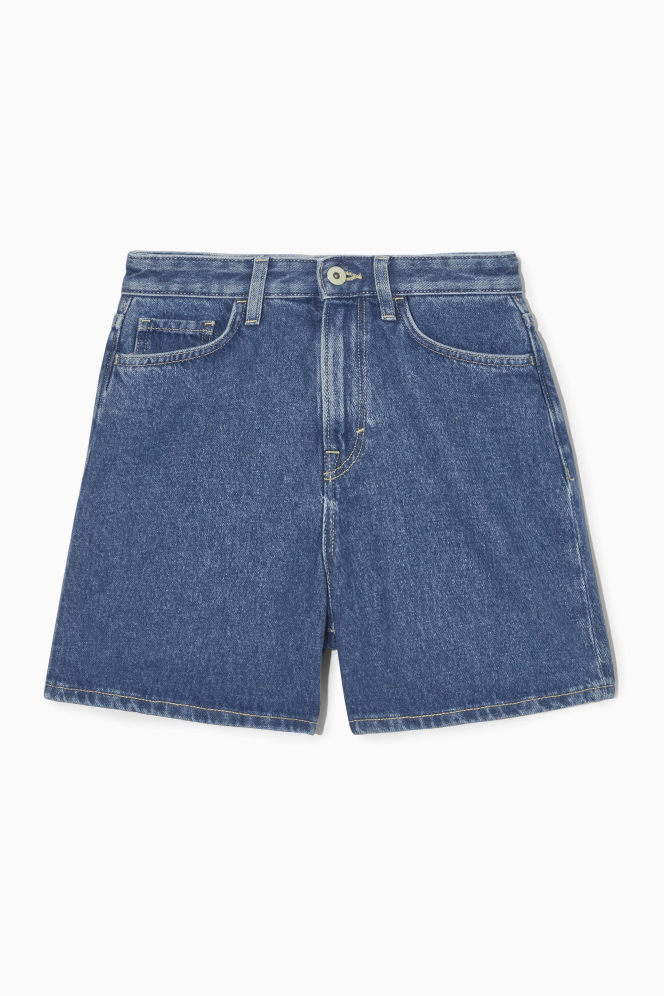 View larger image: RELAXED-FIT DENIM SHORTS - light blue - Ladies | H&M GB 1