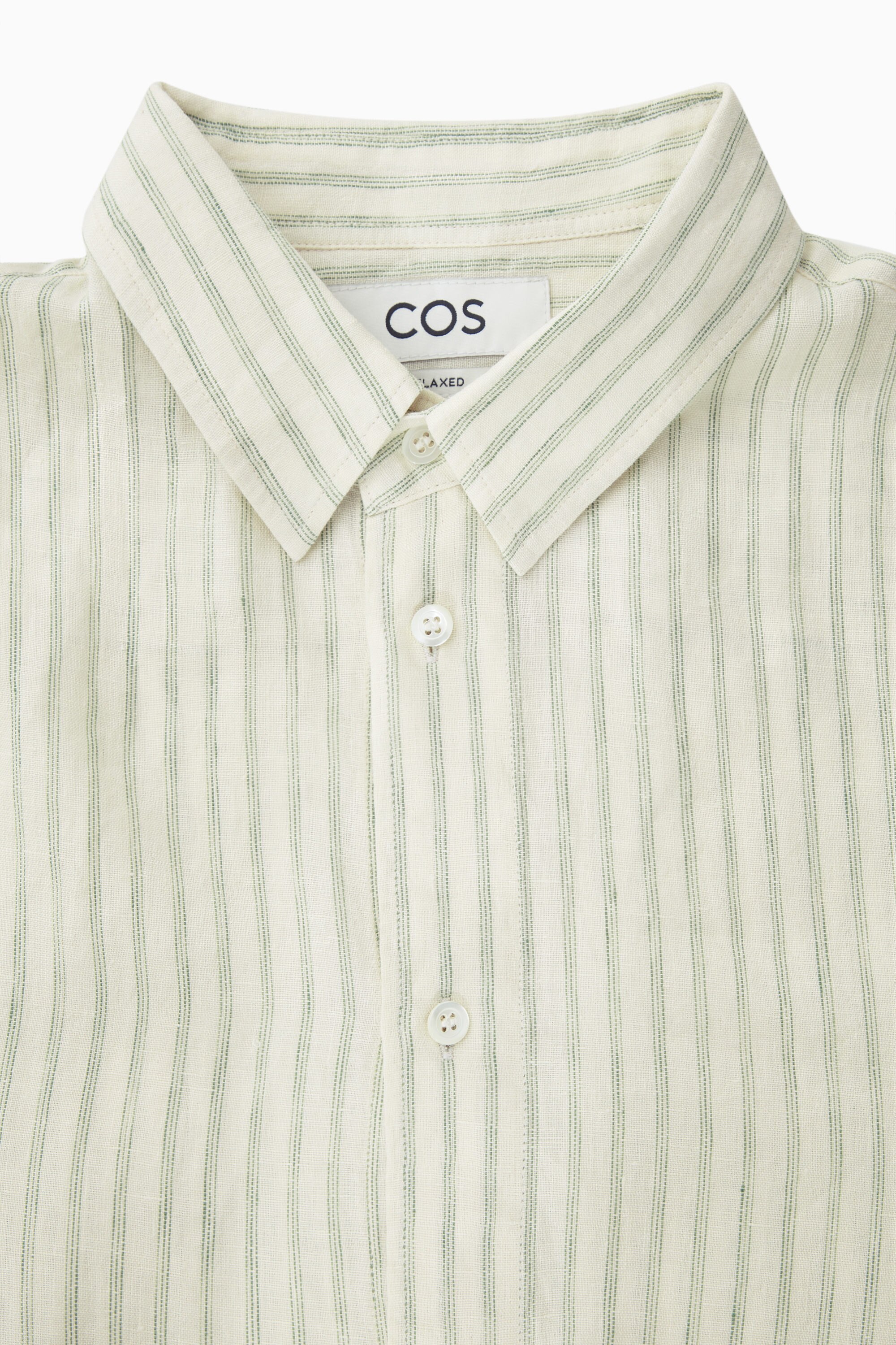 【YOURNUS】Cool Linen Stripe Long Sleeve YOURS Curve White & Grey Striped Linen Shirt | Yours Clothing