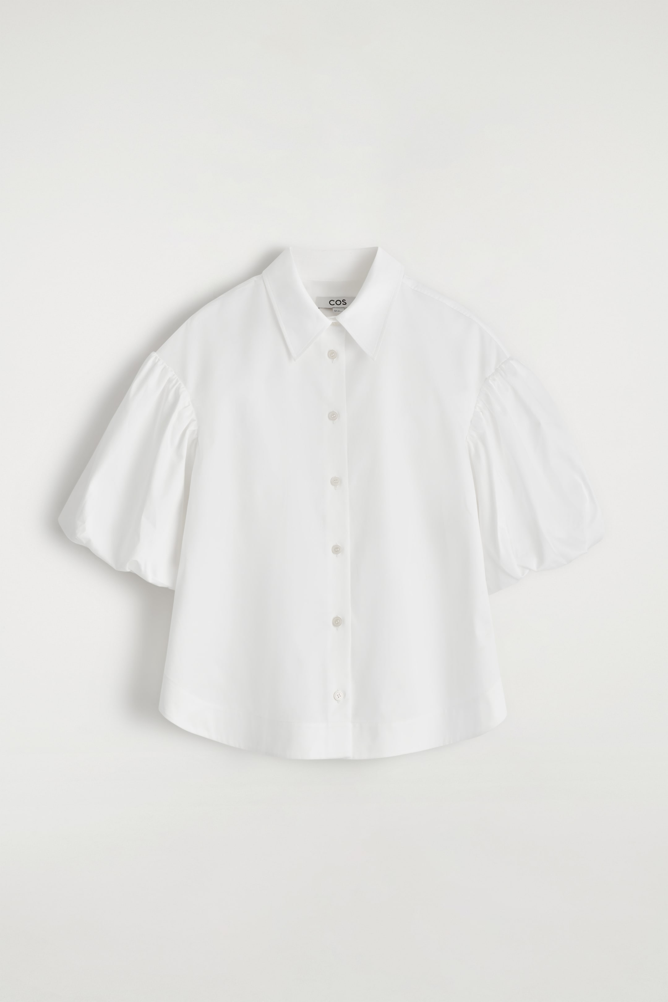 View larger image: PUFF-SLEEVE COTTON SHIRT - WHITE - Ladies | H&M GB 6