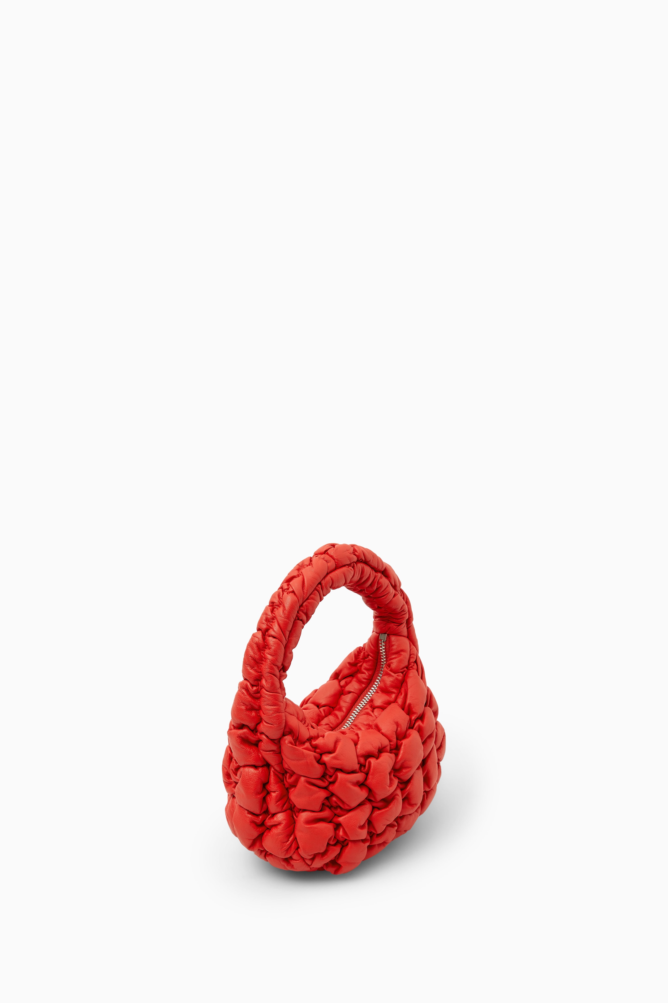 Grösseres Bild ansehen: GESTEPPTE MINI-TASCHE - LEDER - Rot - DAMEN | H&M CH 2