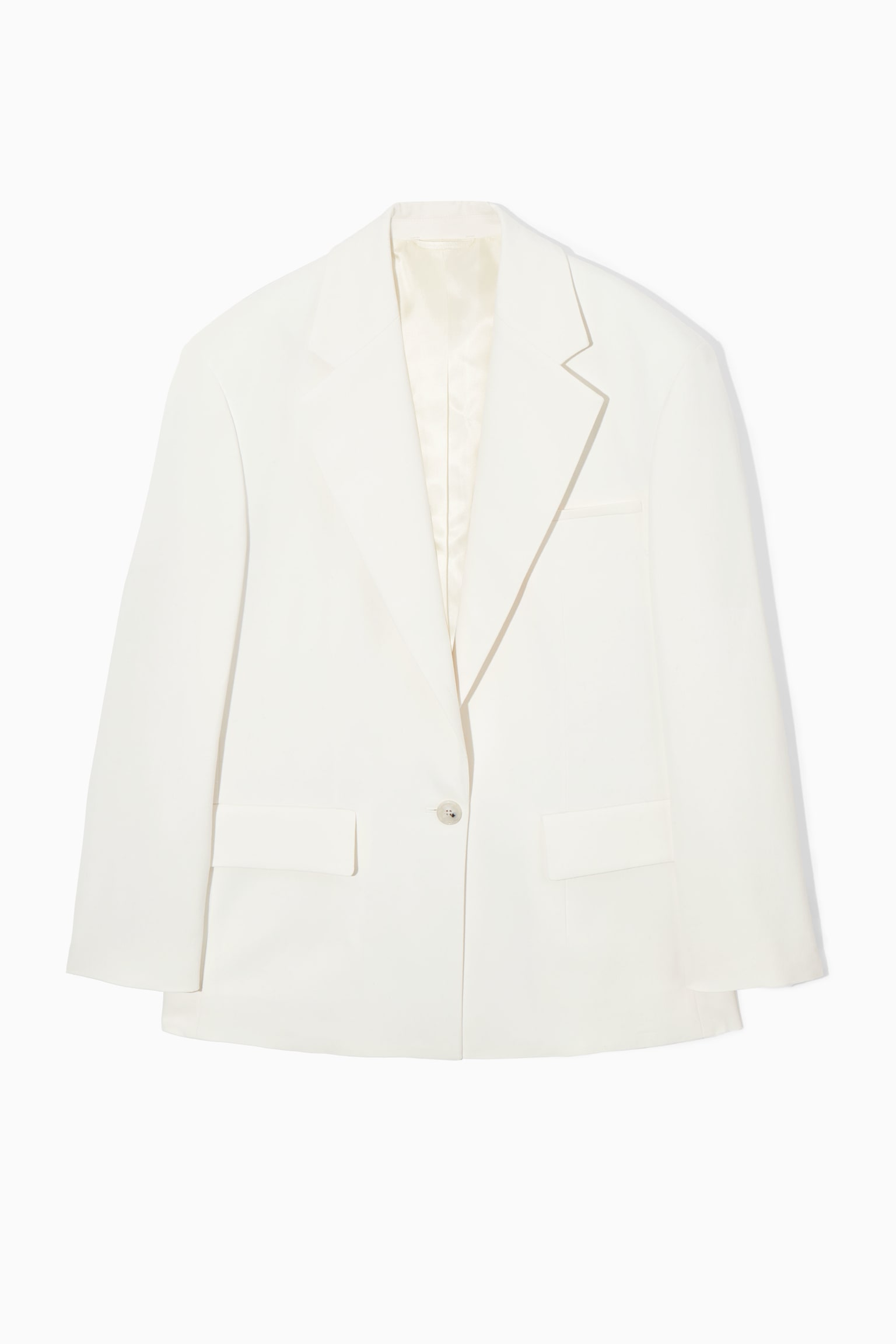 BLAZER CROISÉ OVERSIZE - ÉCRU
