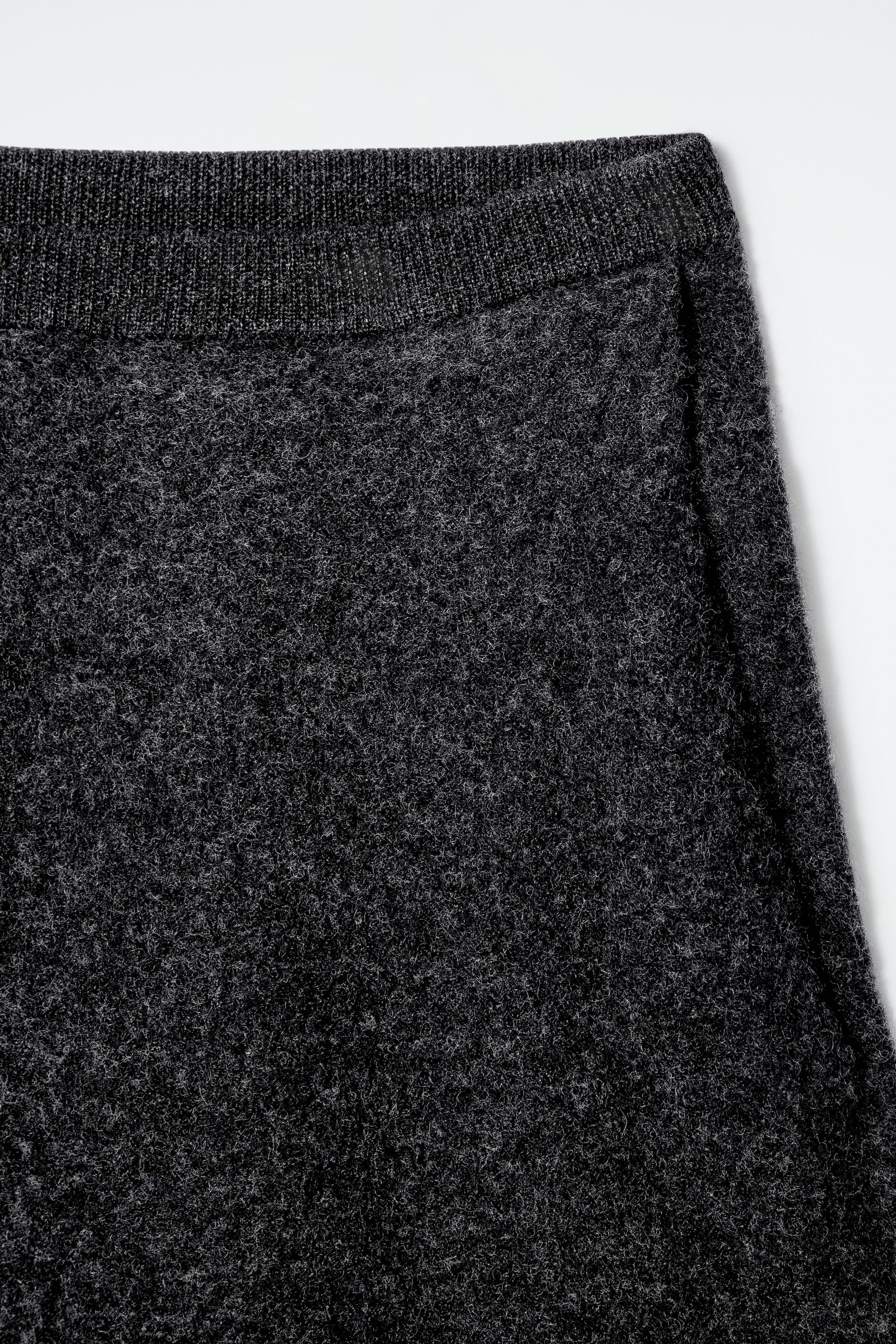 BOILED MERINO WOOL TROUSERS