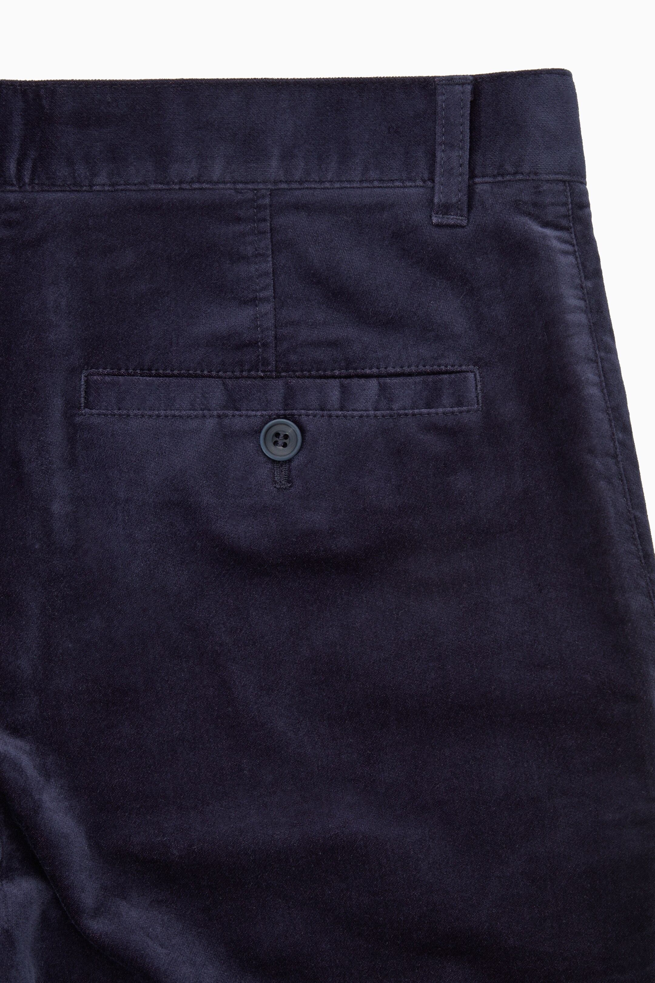 Grösseres Bild ansehen: HOSE AUS BAUMWOLL-MOLESKIN MIT GERADEM BEIN - NAVYBLAU - HERREN | H&M CH 2