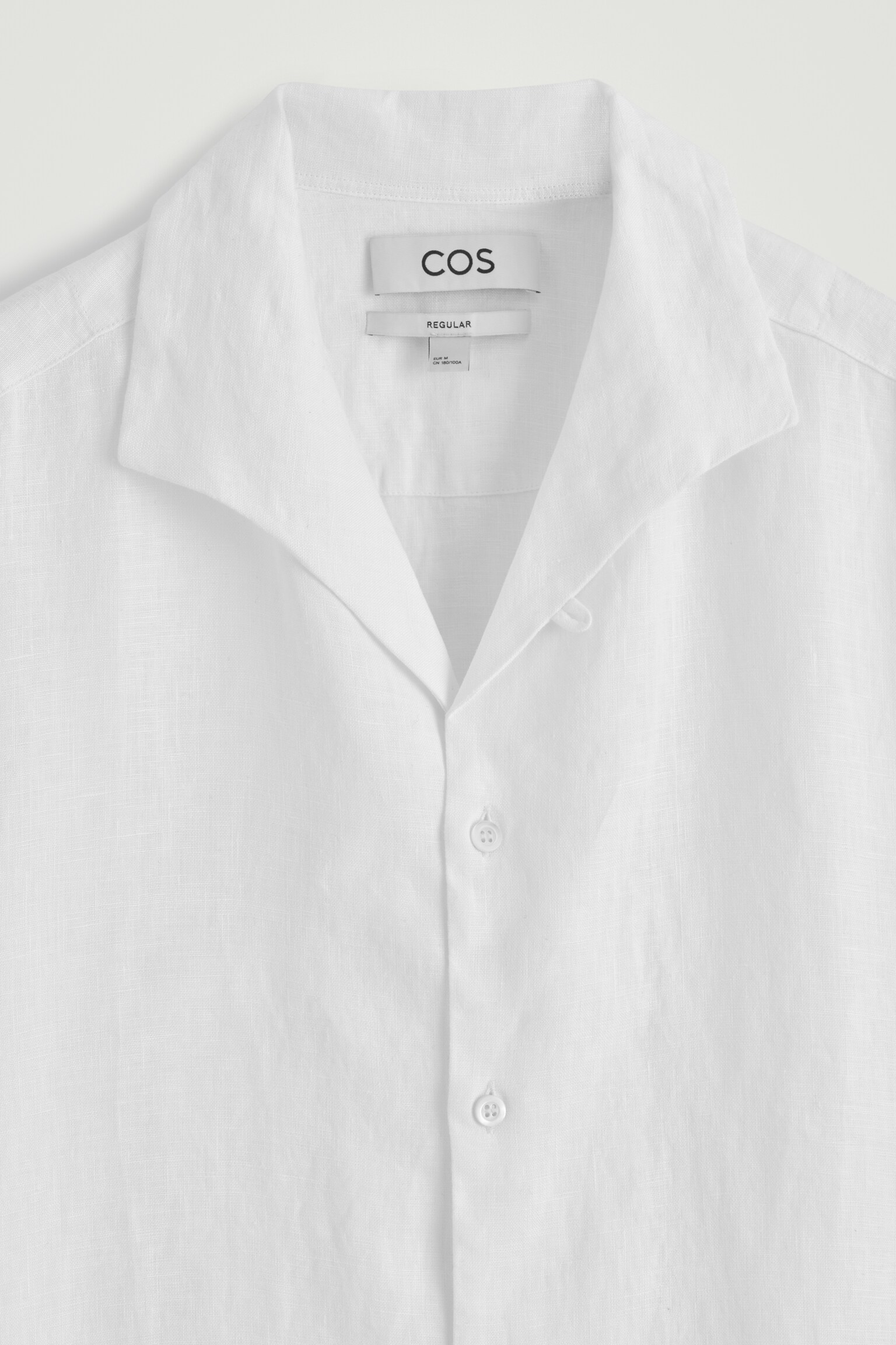 CAMISA DE LINO DE MANGA CORTA - BLANCO/NEGRO/BEIGE/SIN TEÑIR/BLANCO / AZUL / ESTAMPADO - 9