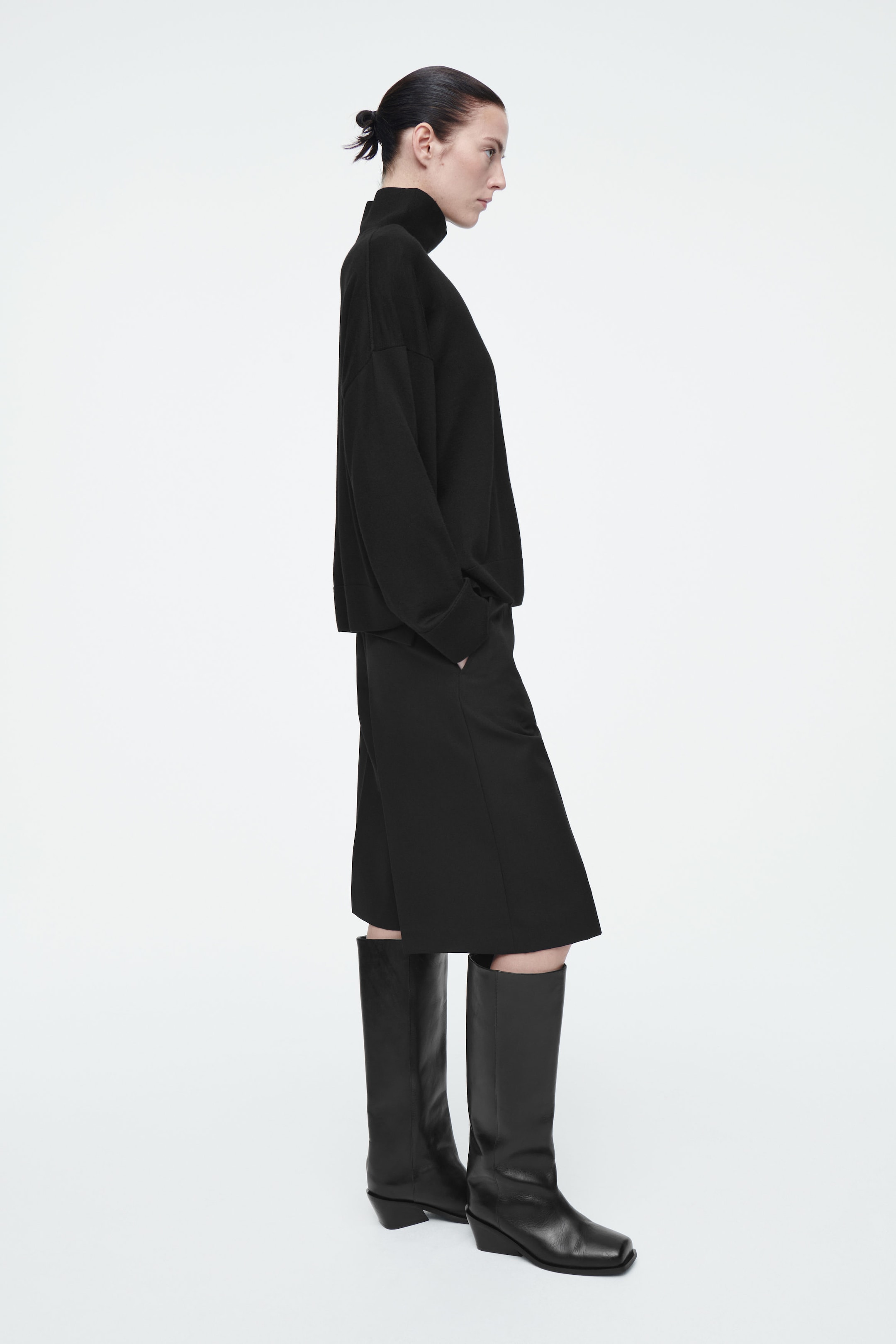 MERINO WOOL TURTLENECK JUMPER