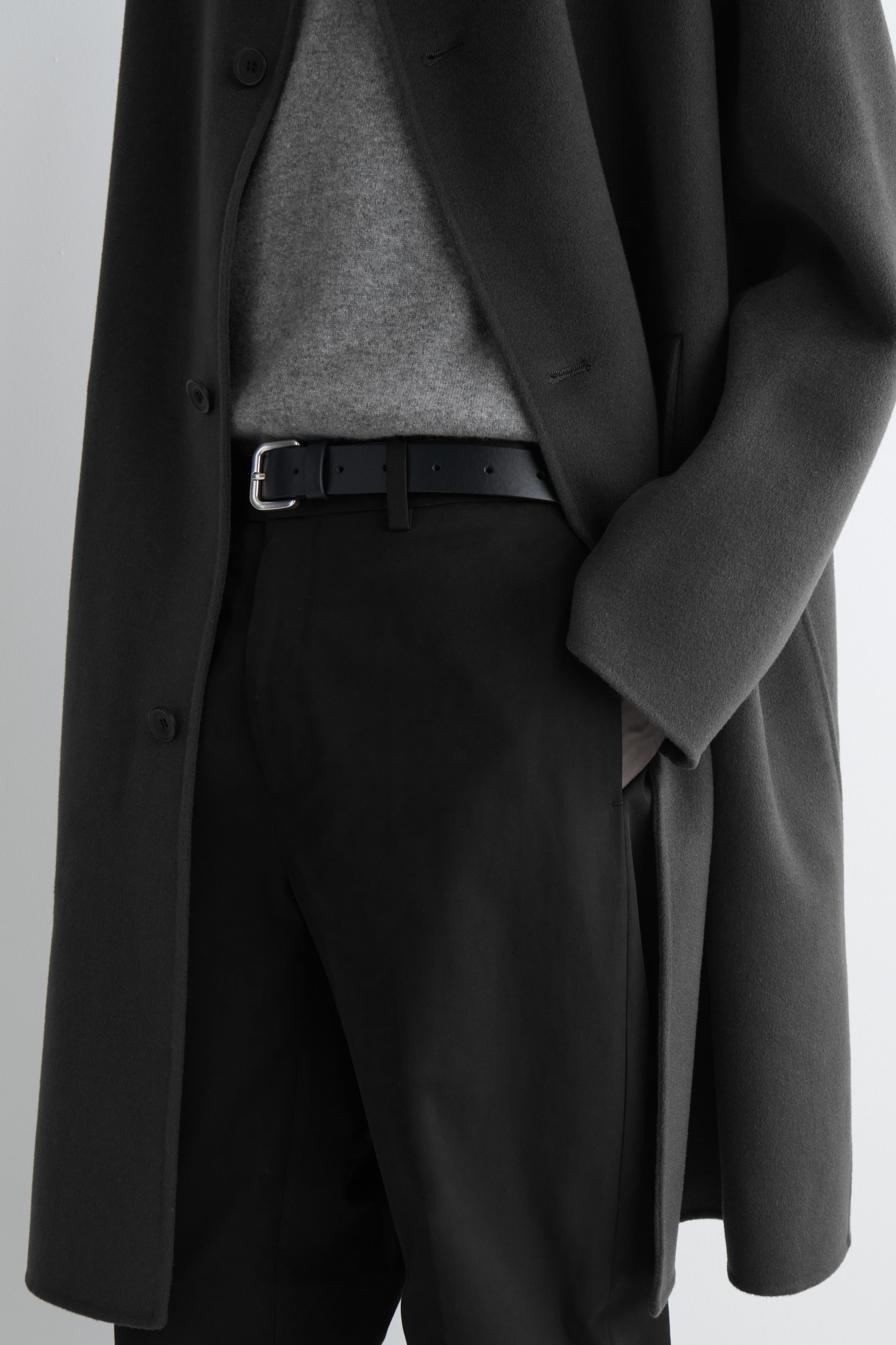 COTTON STRAIGHT-LEG CHINOS