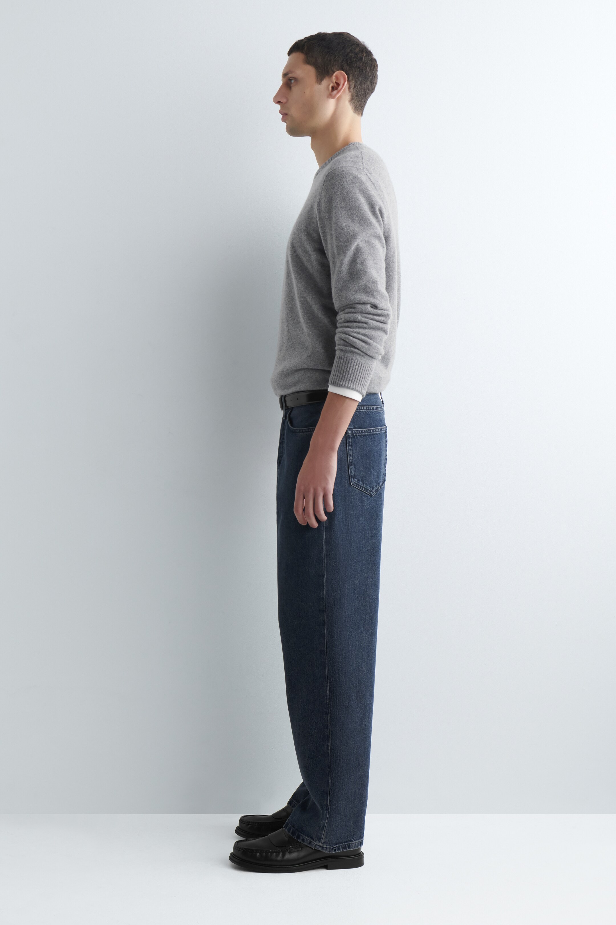 Προβολή μεγαλύτερης εικόνας: ΤΖΙΝ RIDER ΜΕ ΙΣΙΑ ΓΡΑΜΜΗ - ΣΚΟΥΡΟ ΜΠΛΕ - Men | H&M GR 5