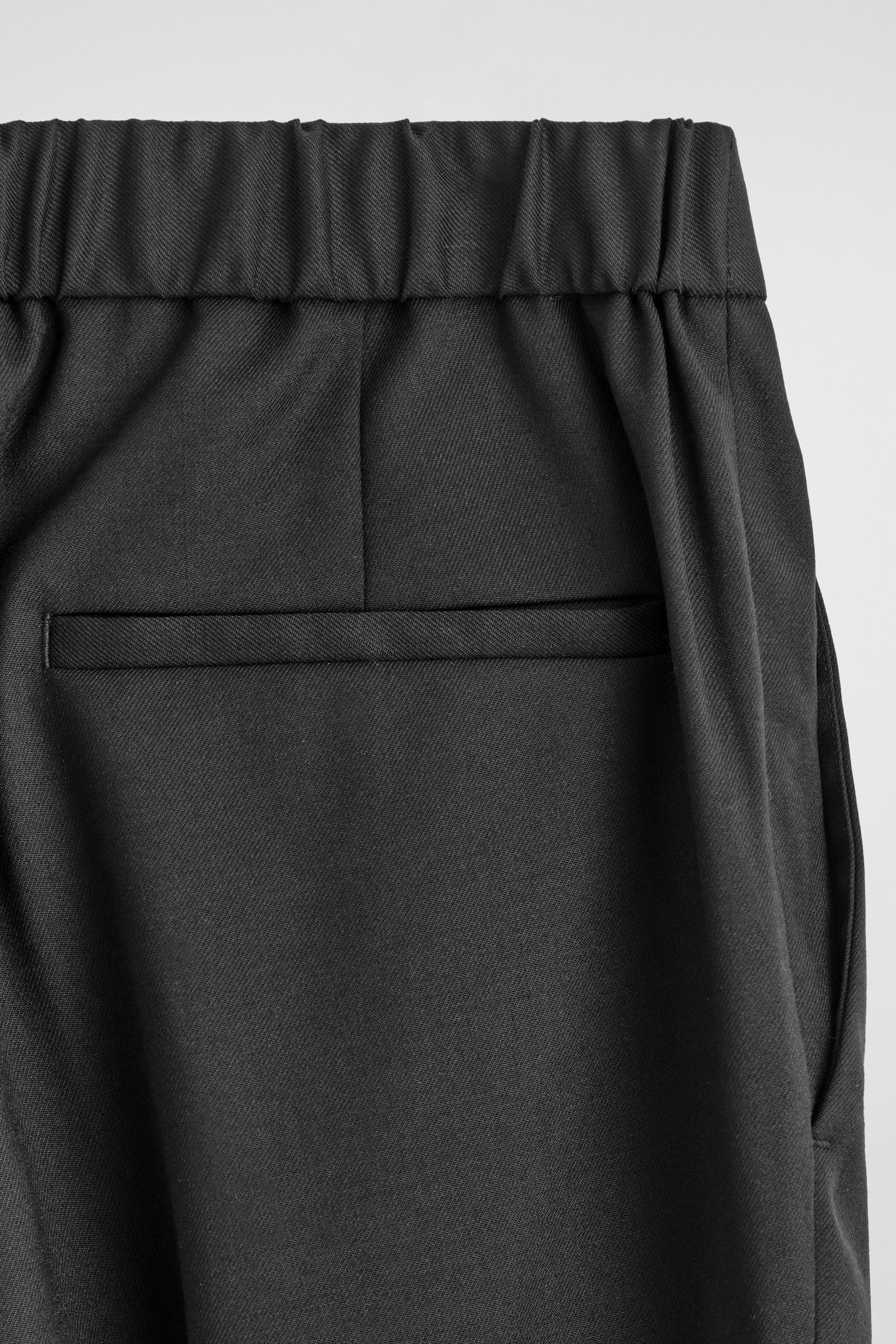 WOOL SKINNY TROUSERS - BLACK/CHARBON - 4
