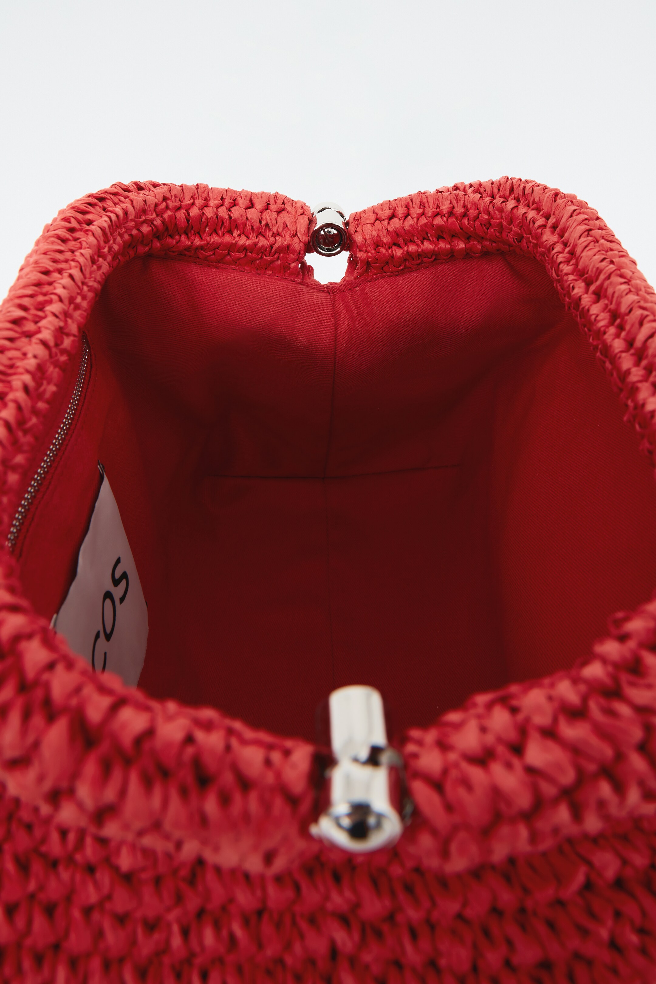 Ingrandisci l'immagine: FRAMED CLUTCH - RAFFIA - RED - DONNA | H&M CH 3