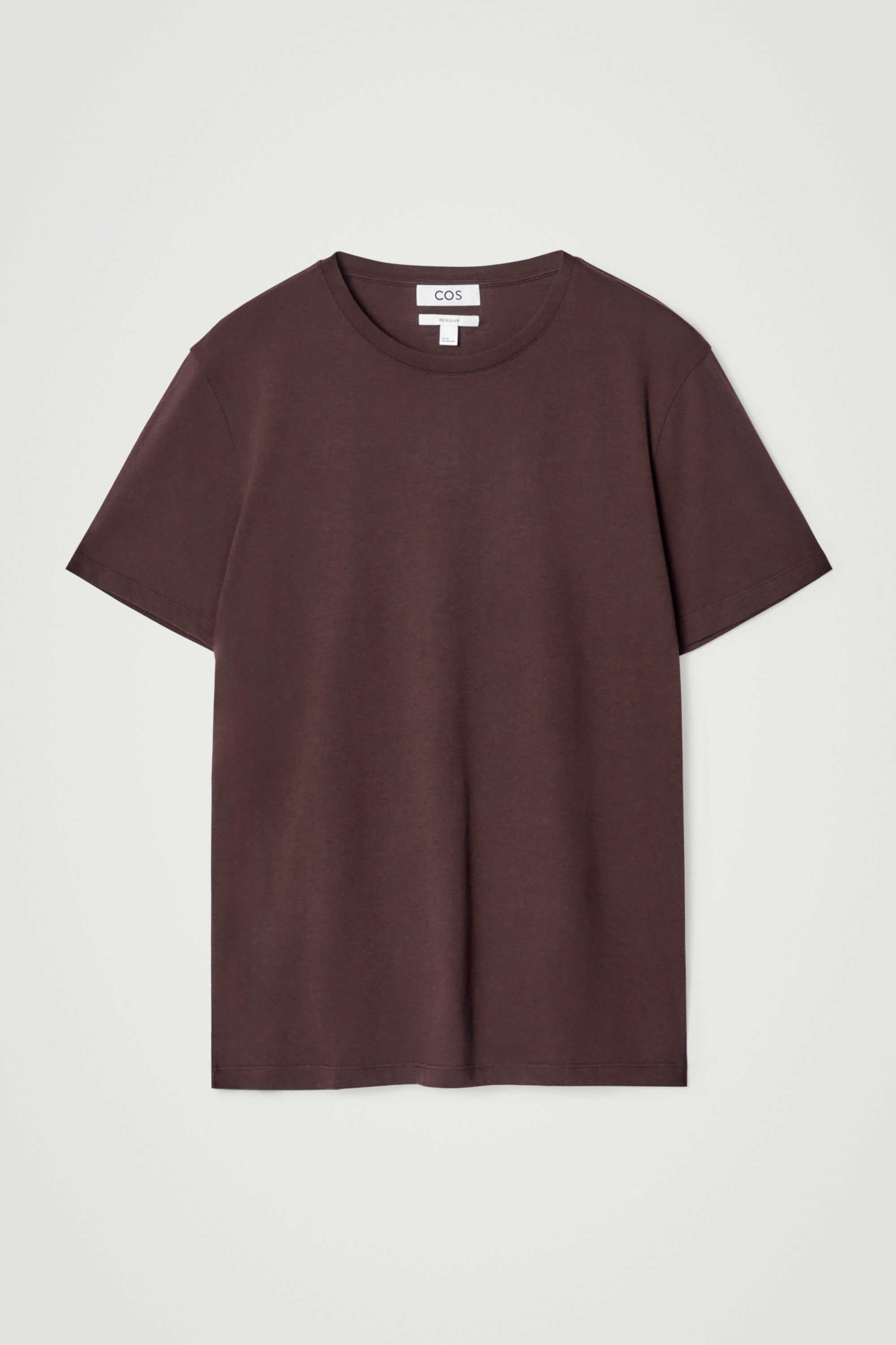 Tシャツ・カットソー Malo SS25 Malo T-shirts and Polos Brown (UMA099 F3Z31E3514) REGULAR COTTON T-SHIRT - BROWN | COS