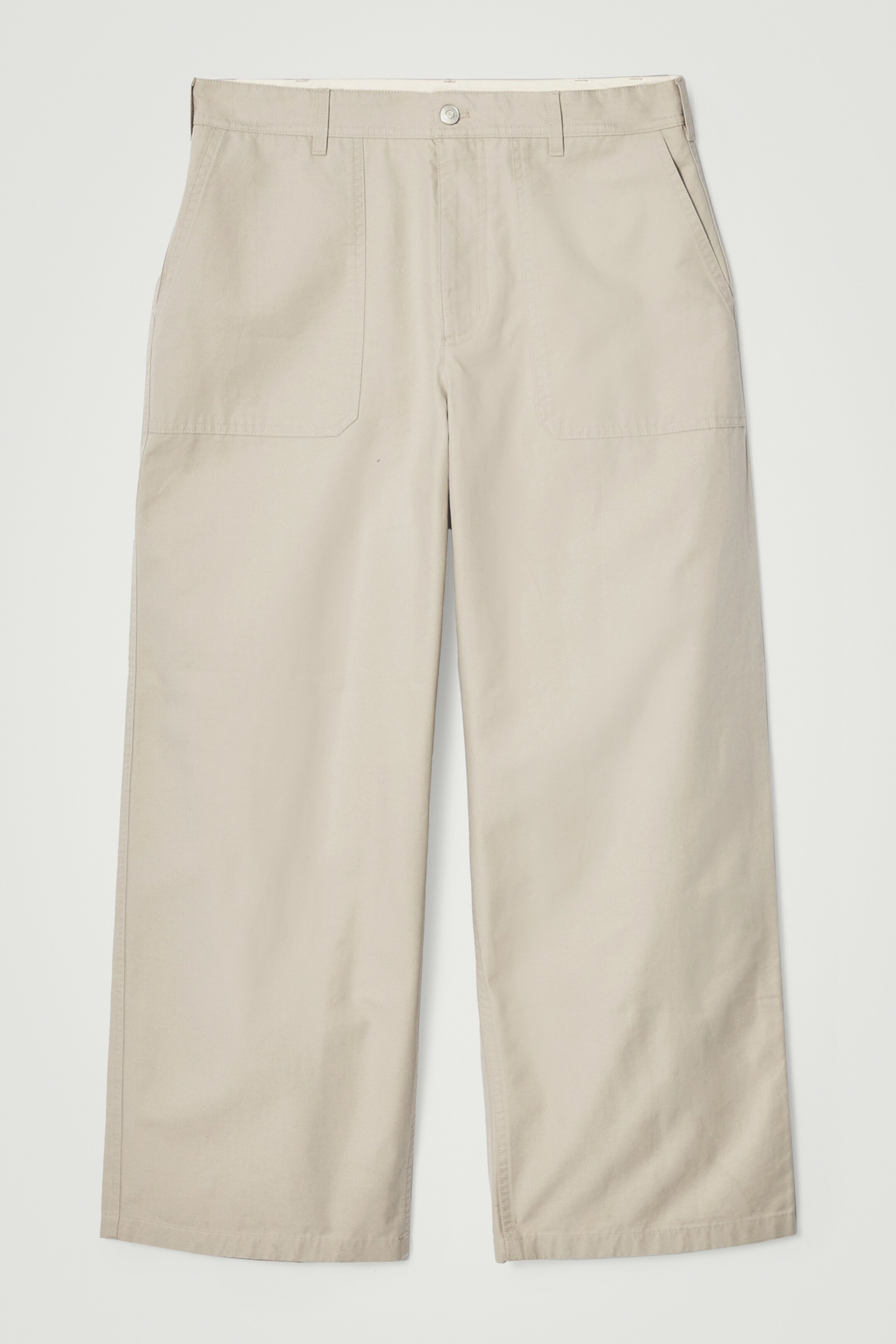 Agrandir l'image: PANTALON LARGE WORKWEAR EN COTON - TAUPE - HOMME | H&M CH 1