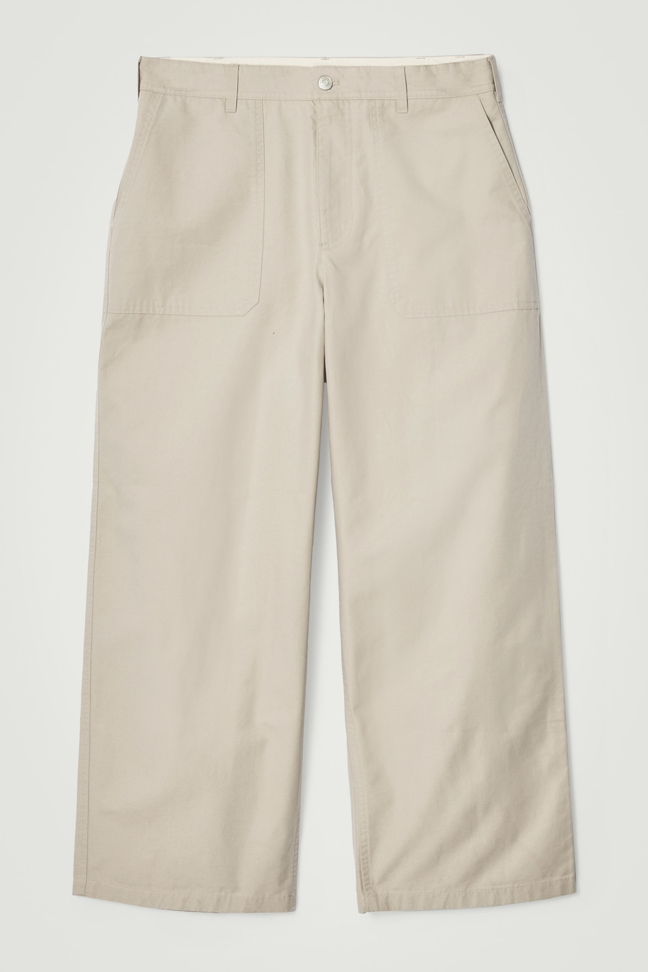 Grösseres Bild ansehen: UTILITY-HOSE AUS BAUMWOLLE MIT WEITEM BEIN - BRAUN - HERREN | H&M CH 1