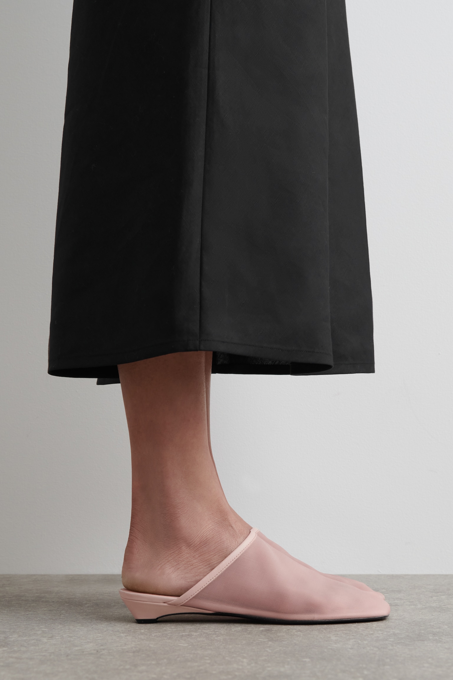 MULES DE MALLA TRANSPARENTES - ROSA - 3