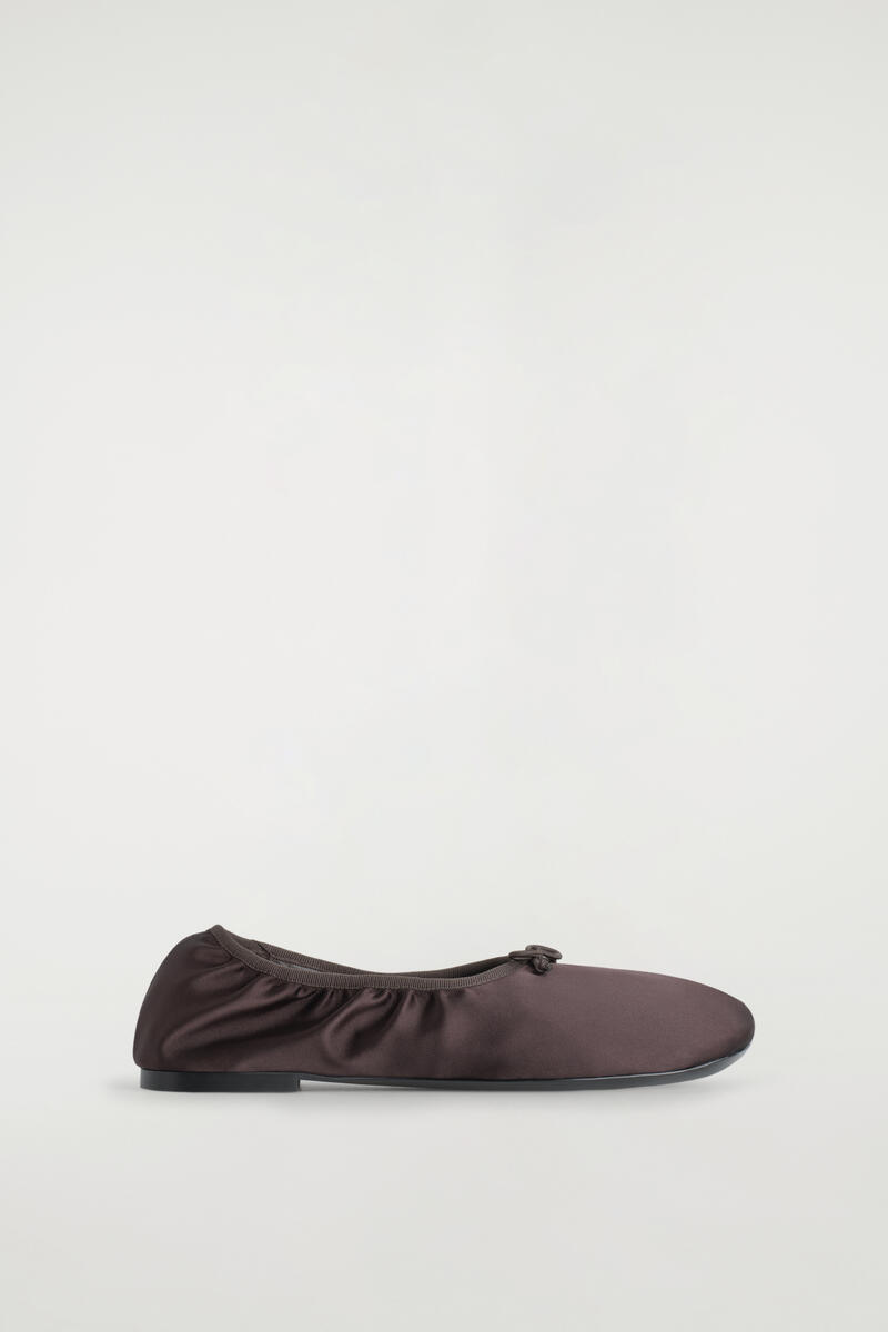 Satin Ballet Flats