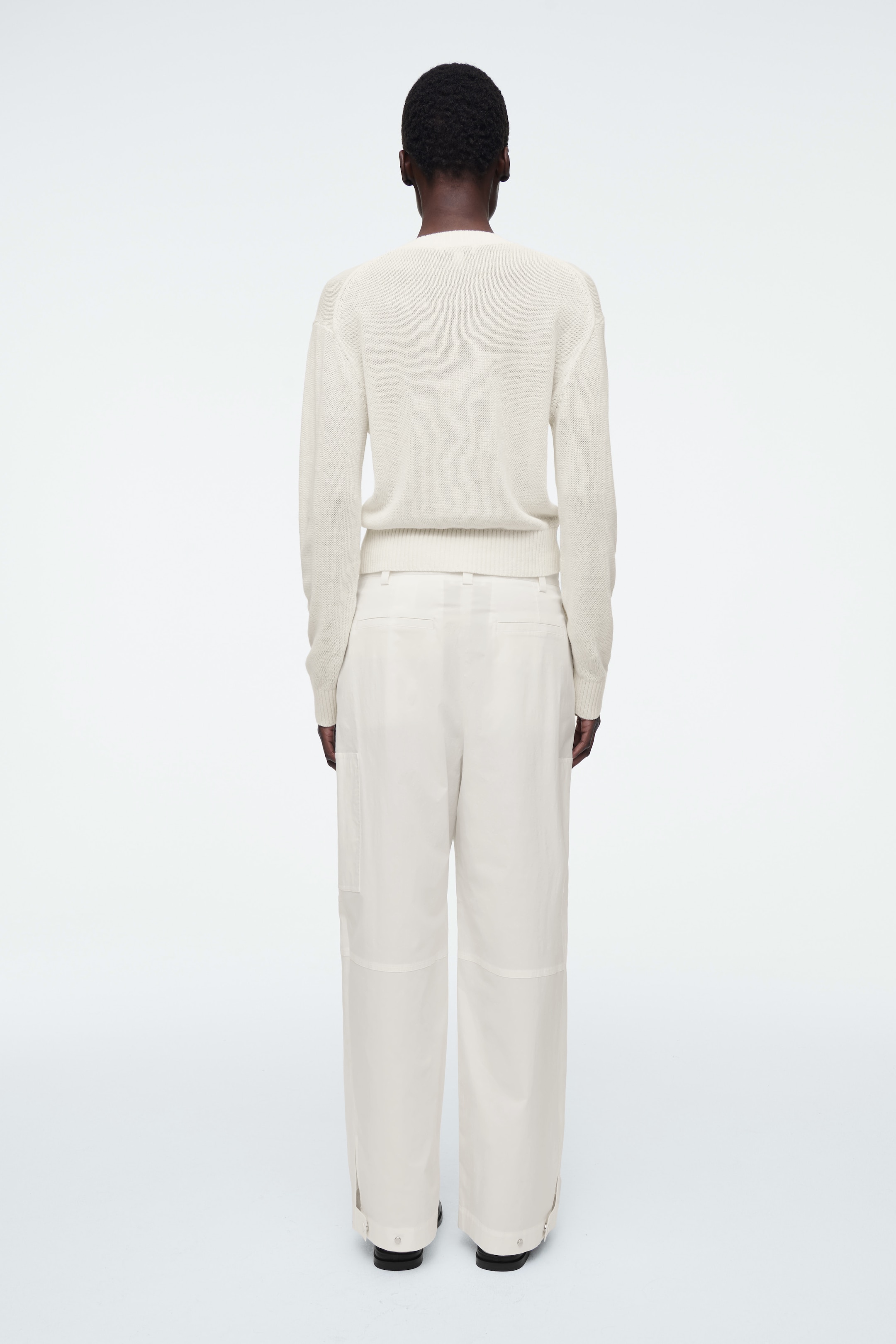 Visualizza immagine più grande: CARDIGAN IN MAGLIA DI LINO - AVORIO - DONNA | H&M IT 3
