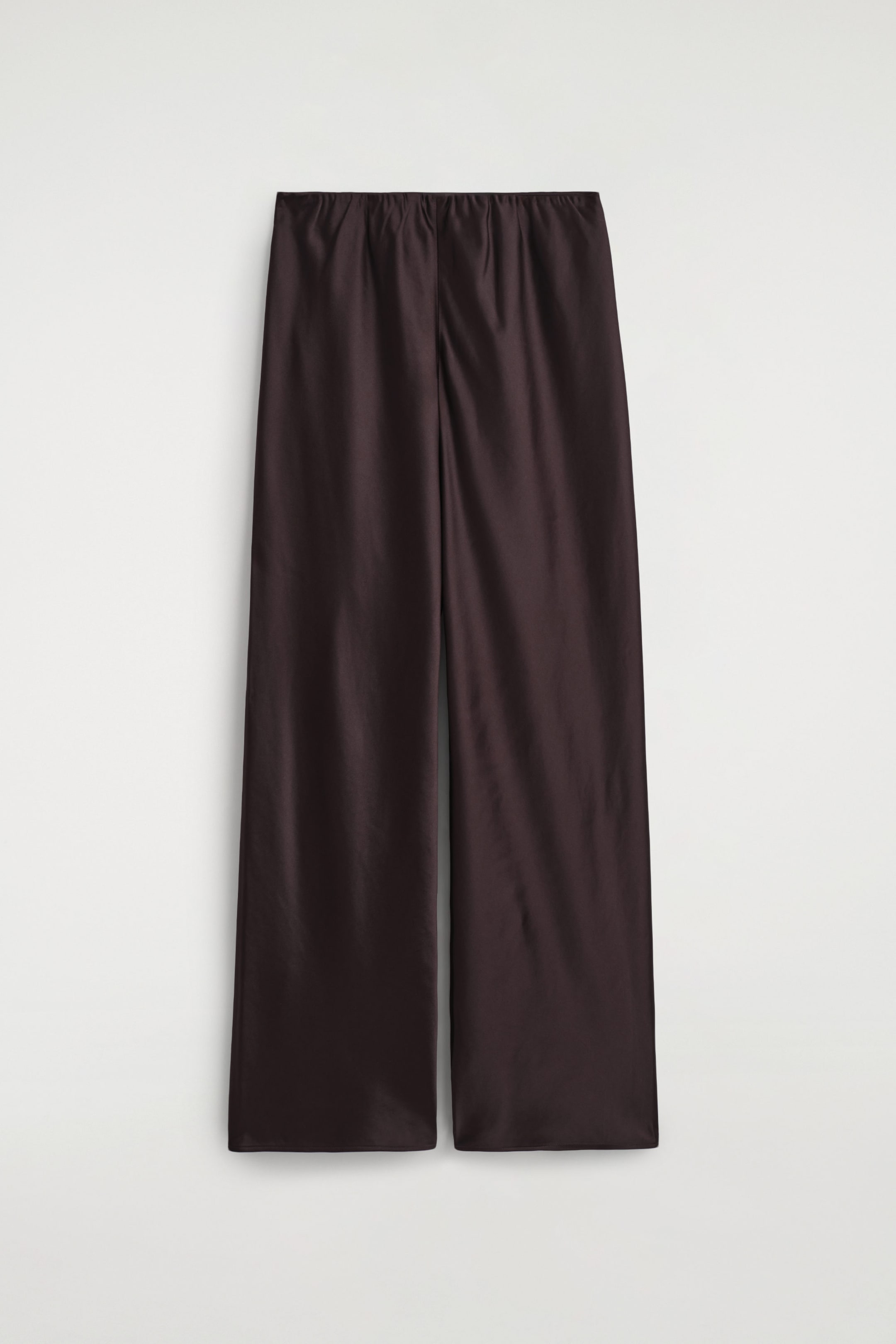 SATIN WIDE-LEG PANTS