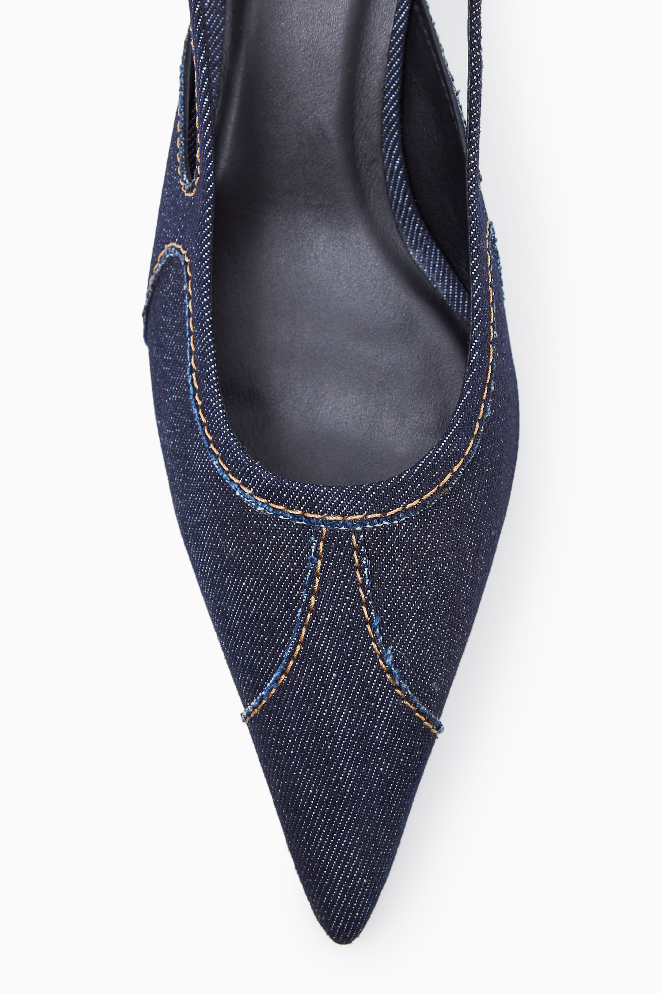 Größeres Bild ansehen: SPITZE KITTEN-HEELS AUS DENIM MIT SLINGBACK-RIEMEN - INDIGOBLAU - Ladies | H&M DE 6