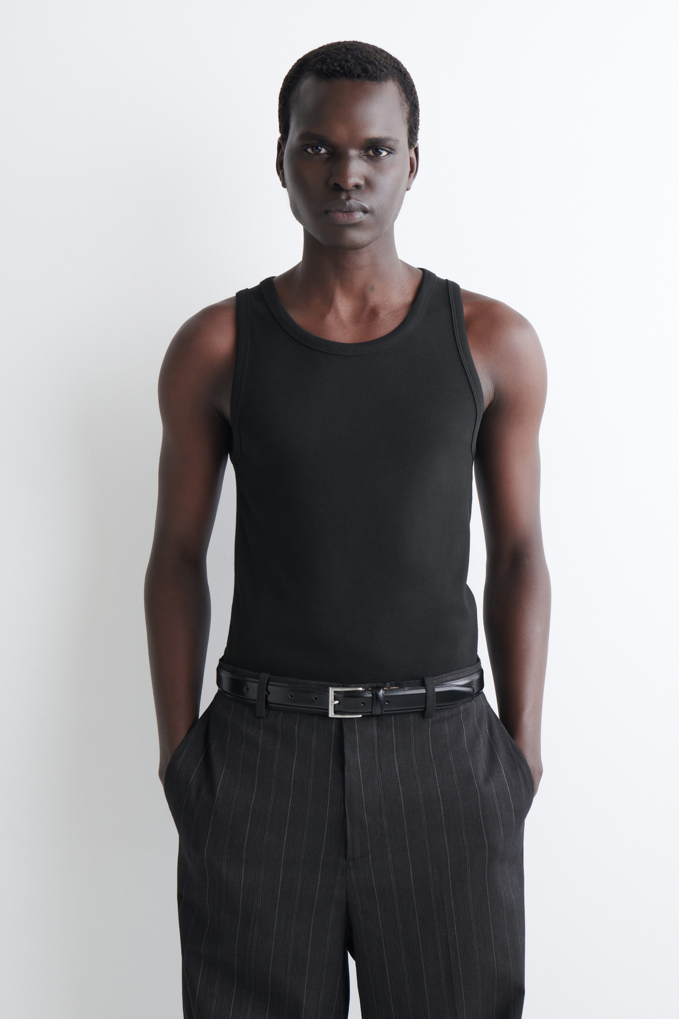 bohemseo レイヤードトラックタンクトップシズニルック ブラック Shop Smoke Rise Crop Wilds Short Sleeve Woven Shirt WH25589SN-BLK