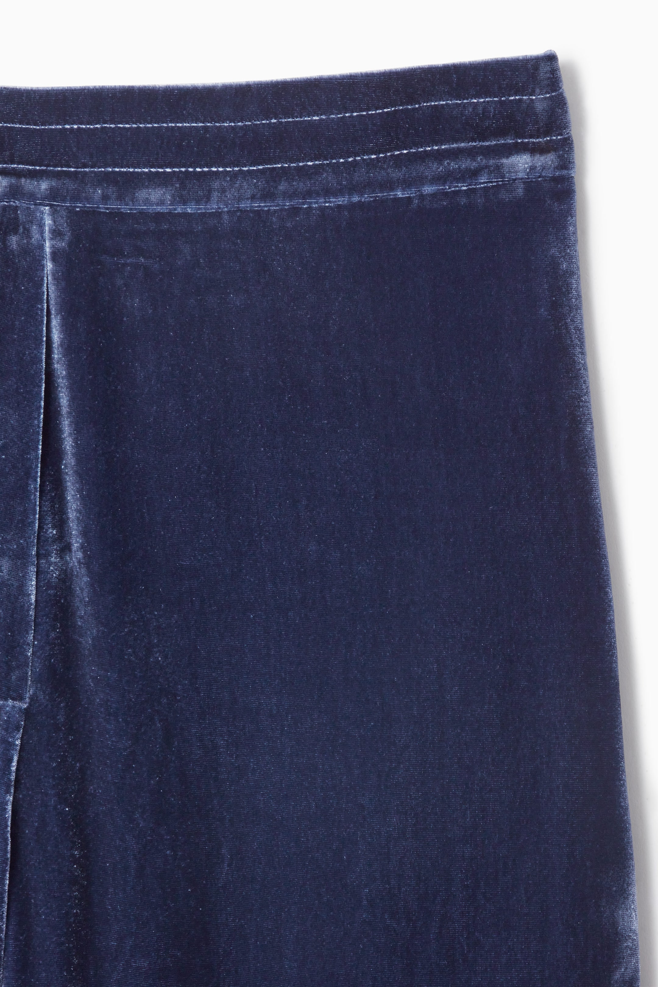 SILK-BLEND VELVET PANTS