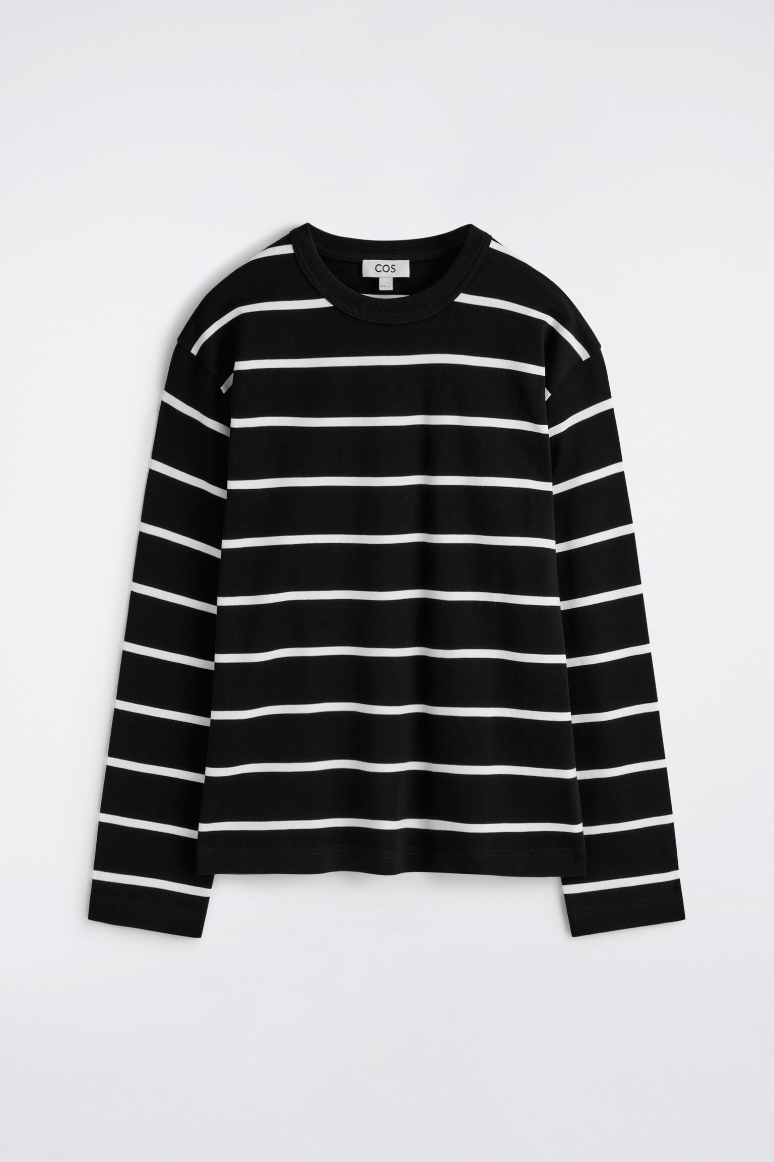 LOCKERES LANGARMSHIRT AUS JERSEY - SCHWARZ/HELLROSA/WEISS/SCHWARZ - 2