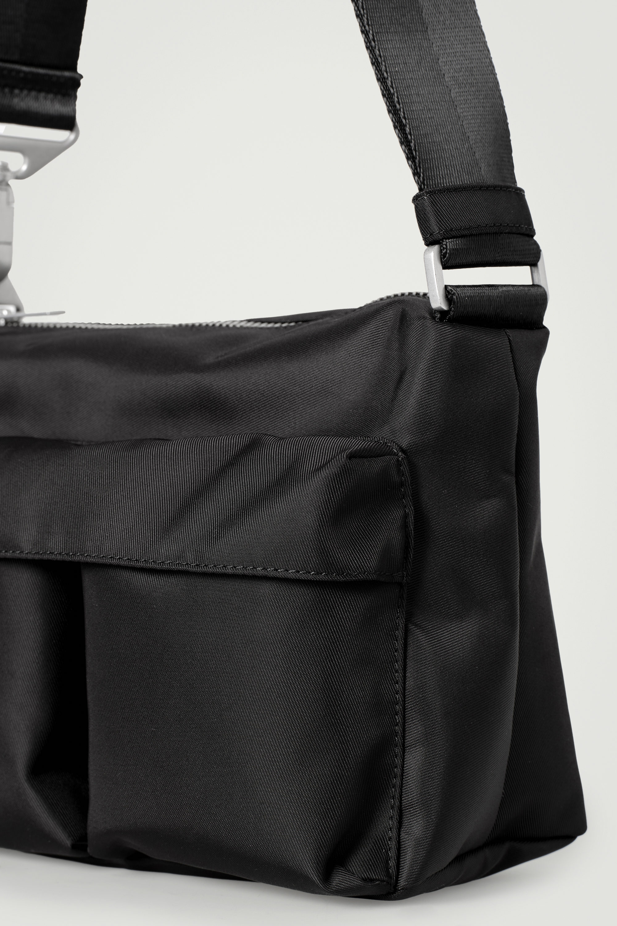 WATER-REPELLENT UTILITY CROSSBODY - NYLON - BLACK | COS US