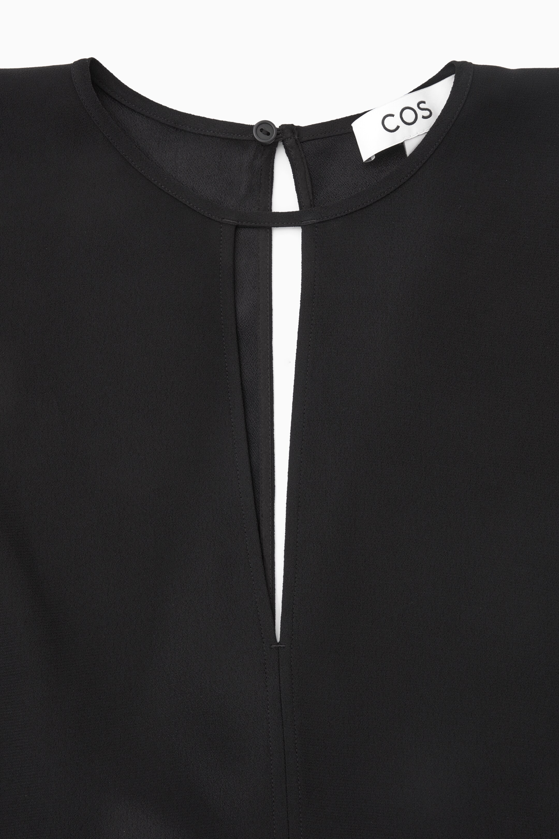 Ingrandisci l'immagine: CUTOUT FIT-AND-FLARE MIDI DRESS - BLACK - DONNA | H&M CH 2