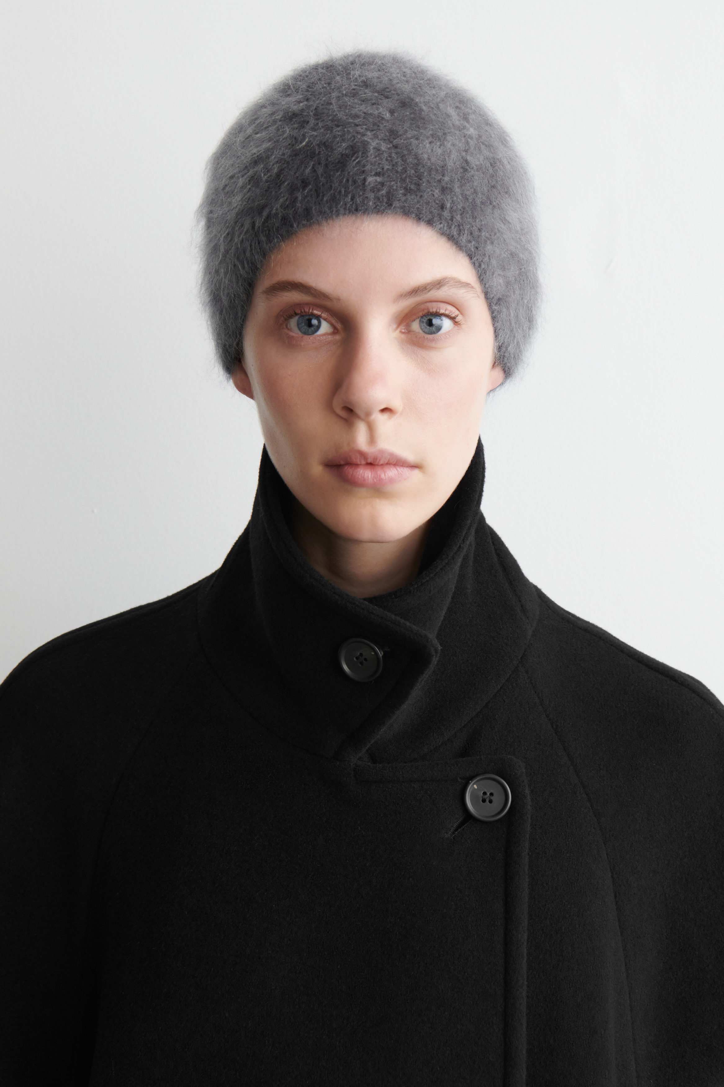 BRUSHED-CASHMERE BEANIE