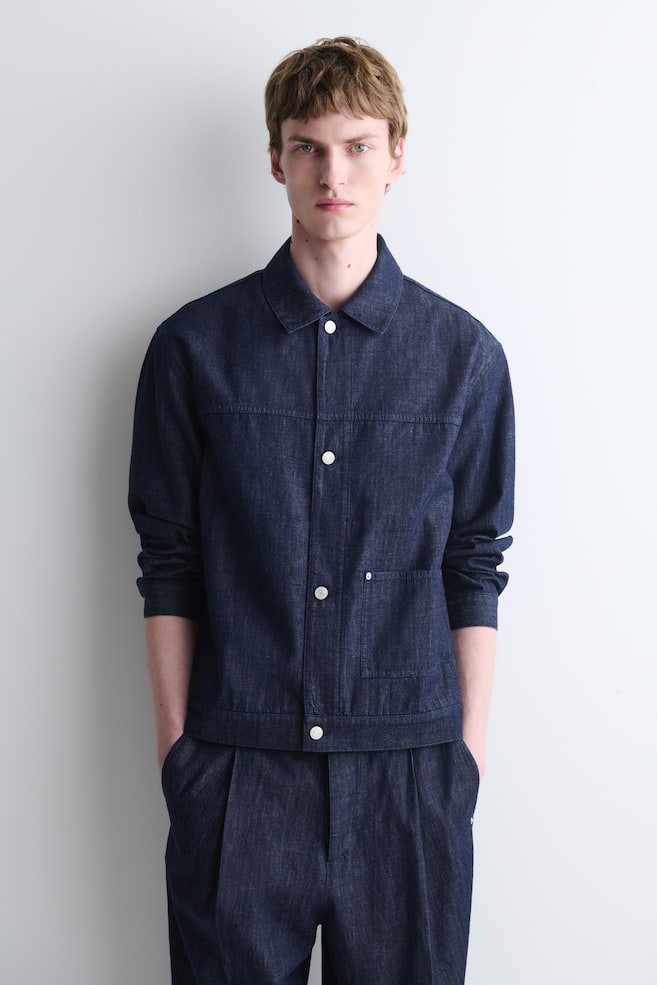 Denim overhemdjas - INDIGO - 1