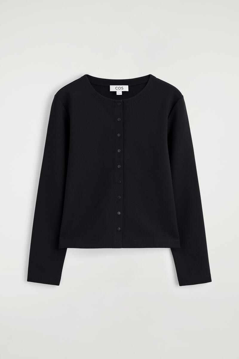 Minimal Jersey Cardigan