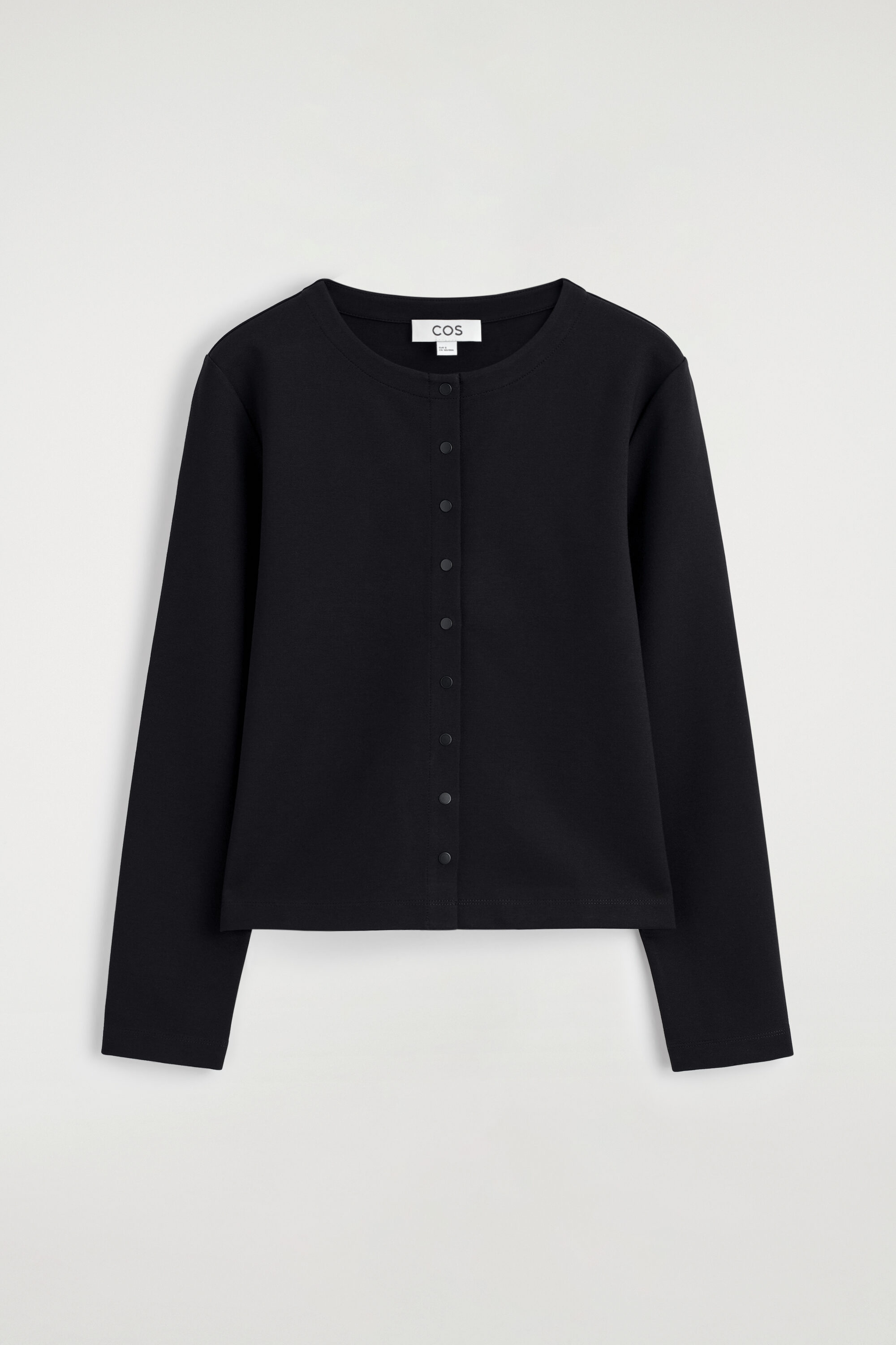 lcdc キャミ　glowny blackup cos musinsa MINIMAL JERSEY CARDIGAN - BLACK | COS US