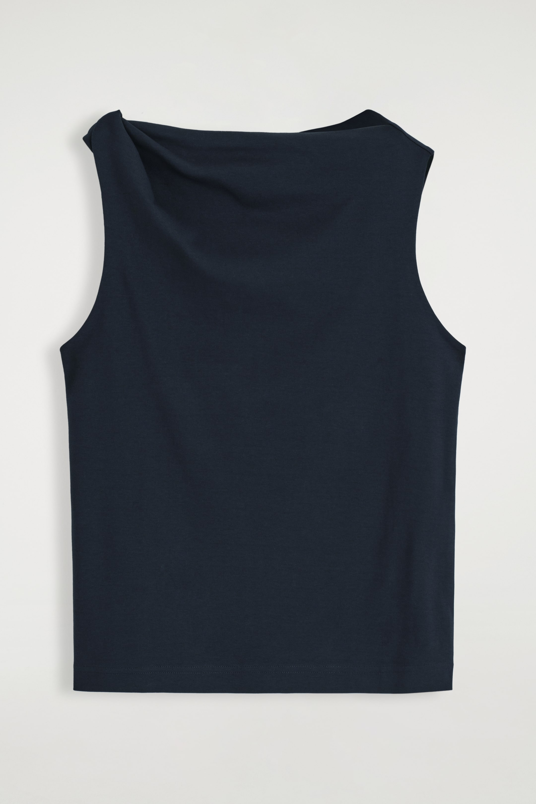 Grösseres Bild ansehen: OBERTEIL AUS BAUMWOLLE MIT TWIST-DETAIL - NAVYBLAU - DAMEN | H&M CH 6