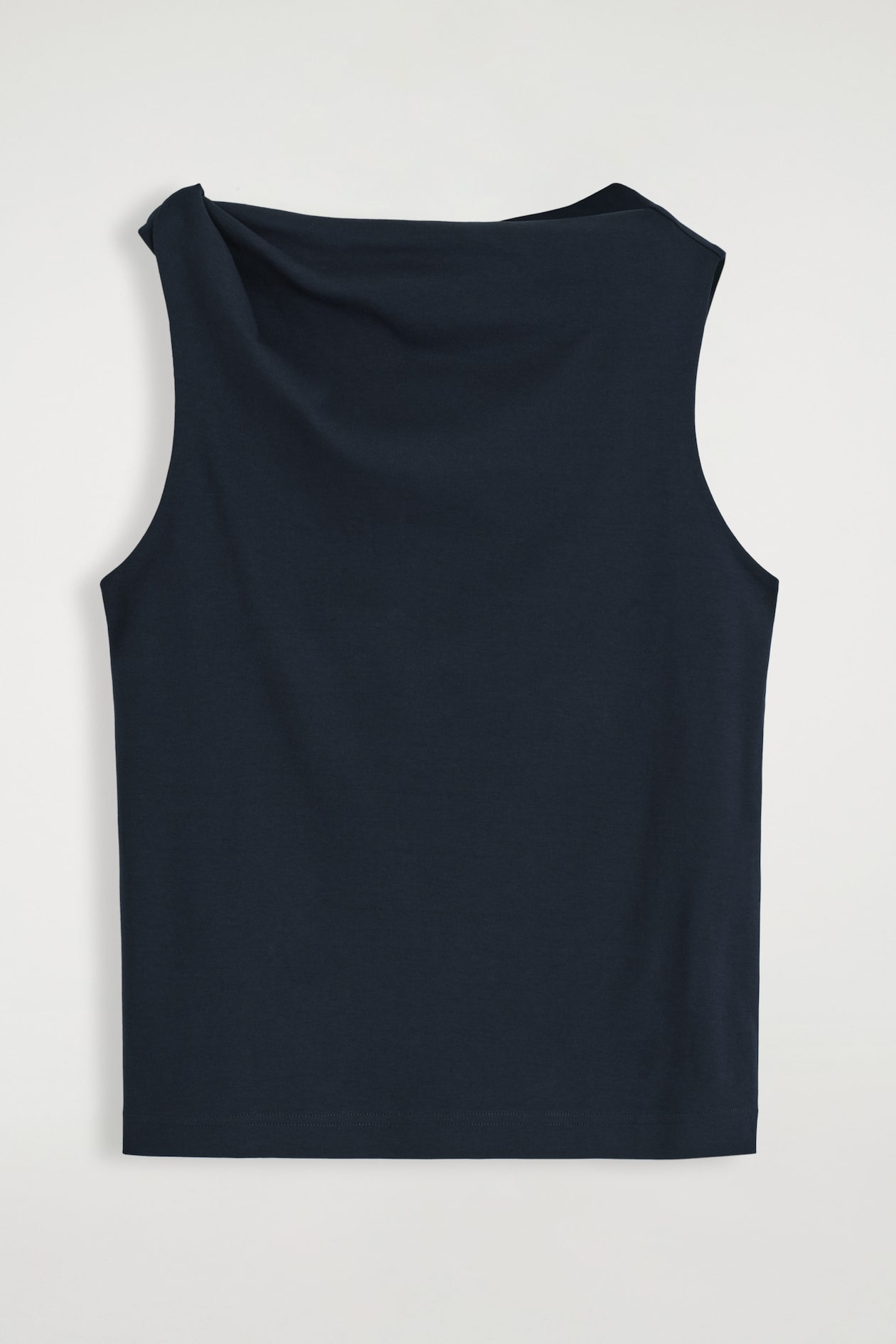 TWIST-DETAIL COTTON TOP