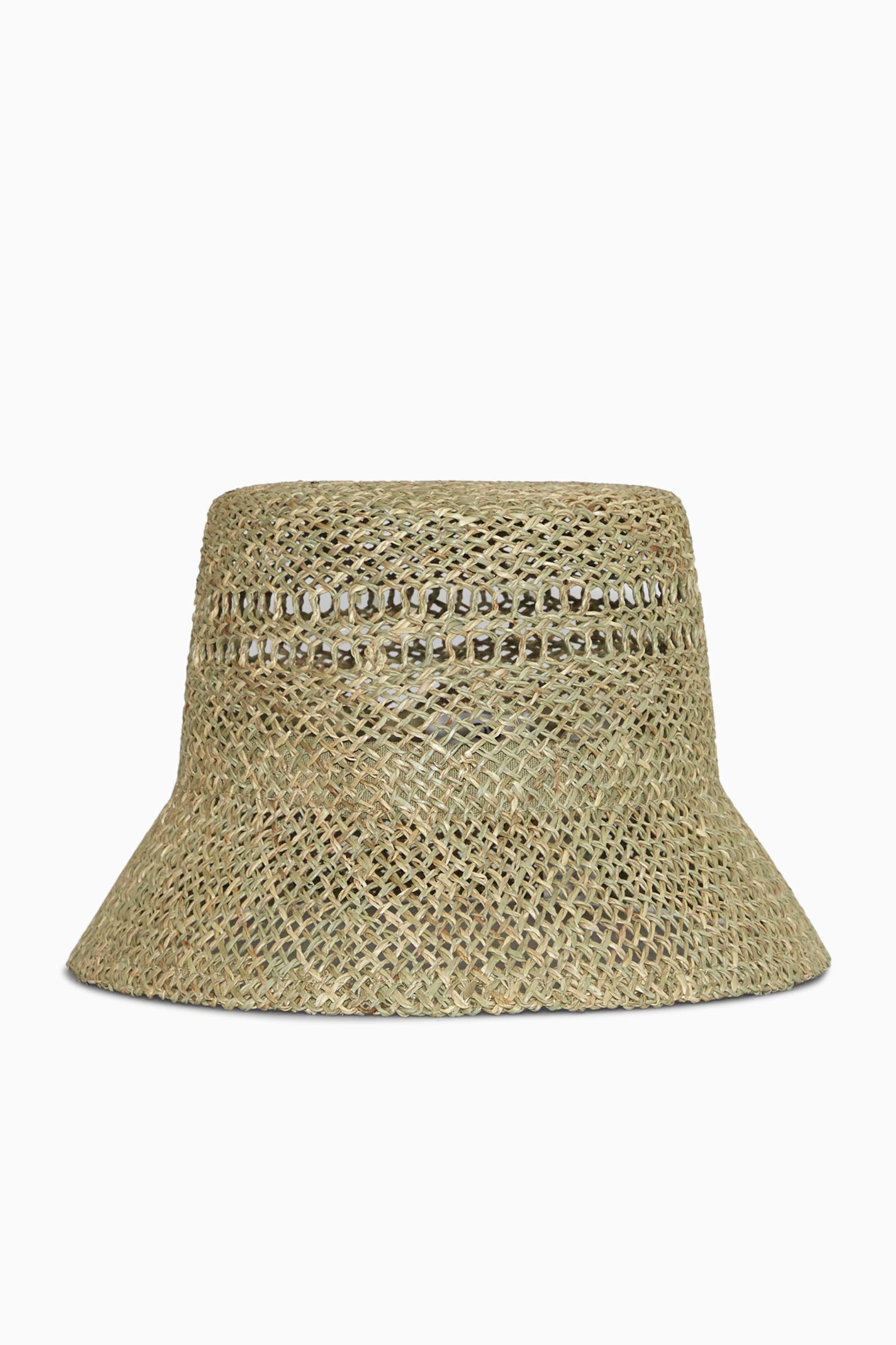 Näytä suurempi kuva: STRAW BUCKET HAT - BEIGE / STRAW - NAISET | H&M FI 1