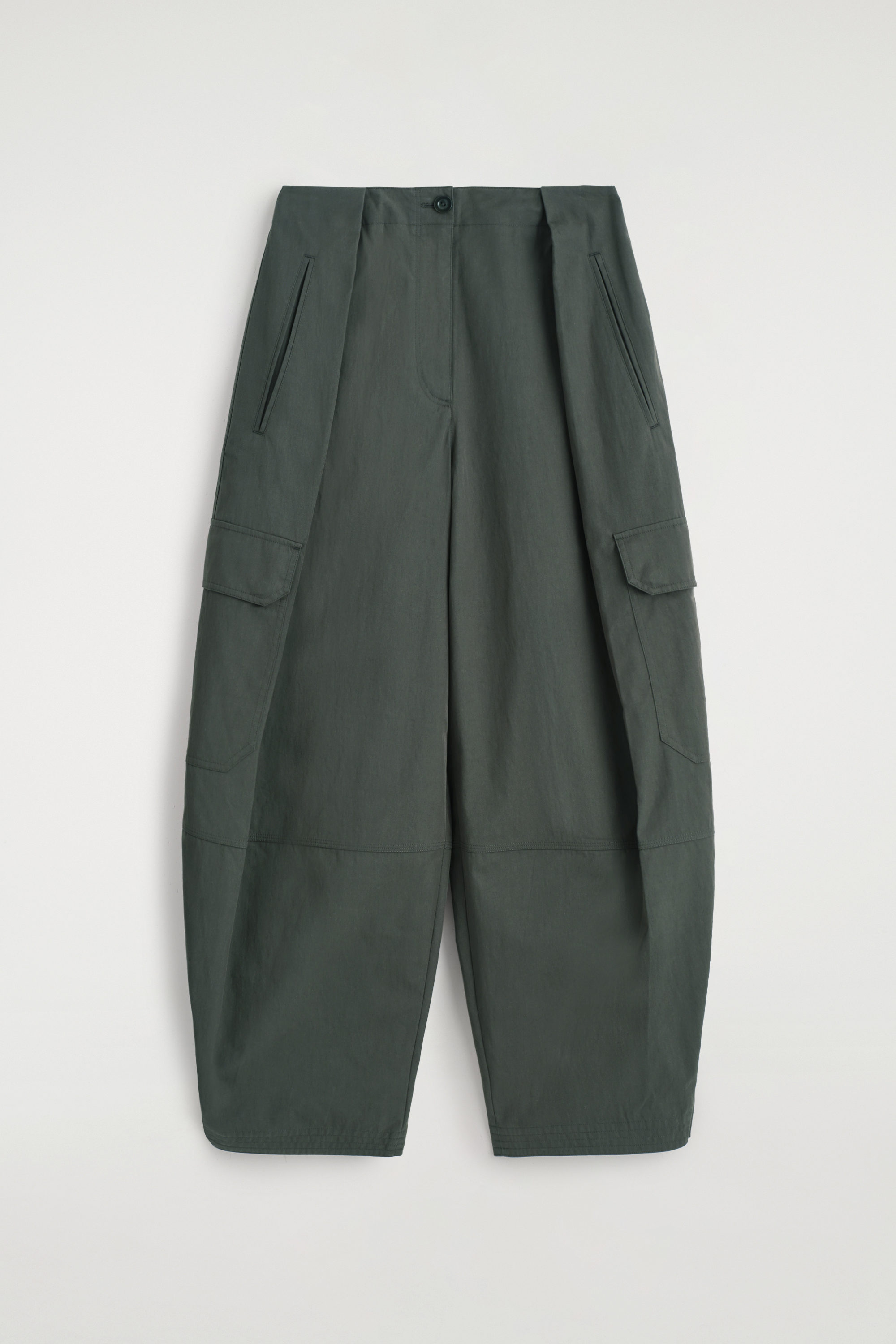 UTILITY BARREL-LEG PANTS