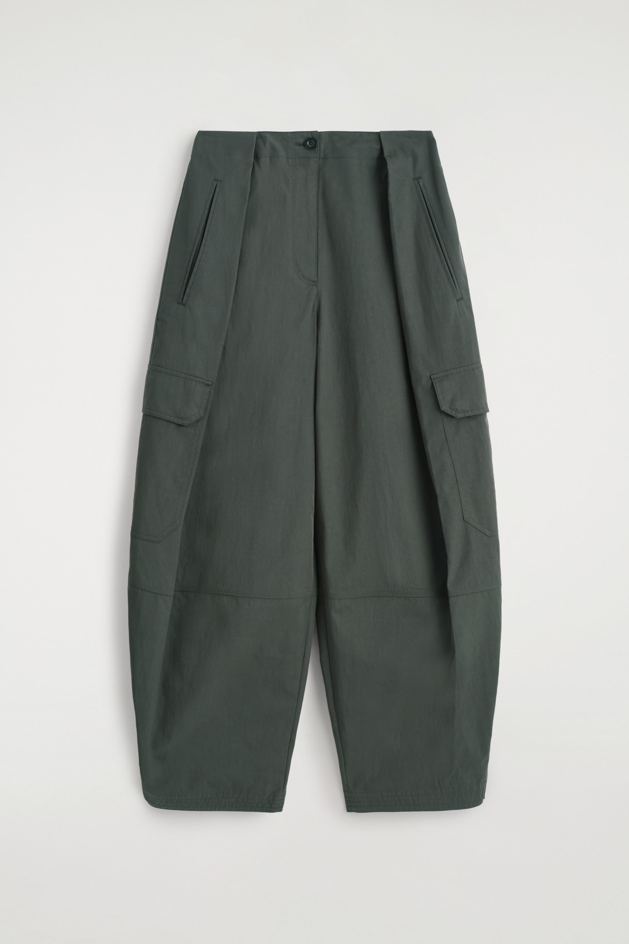 UTILITY BARREL-LEG PANTS