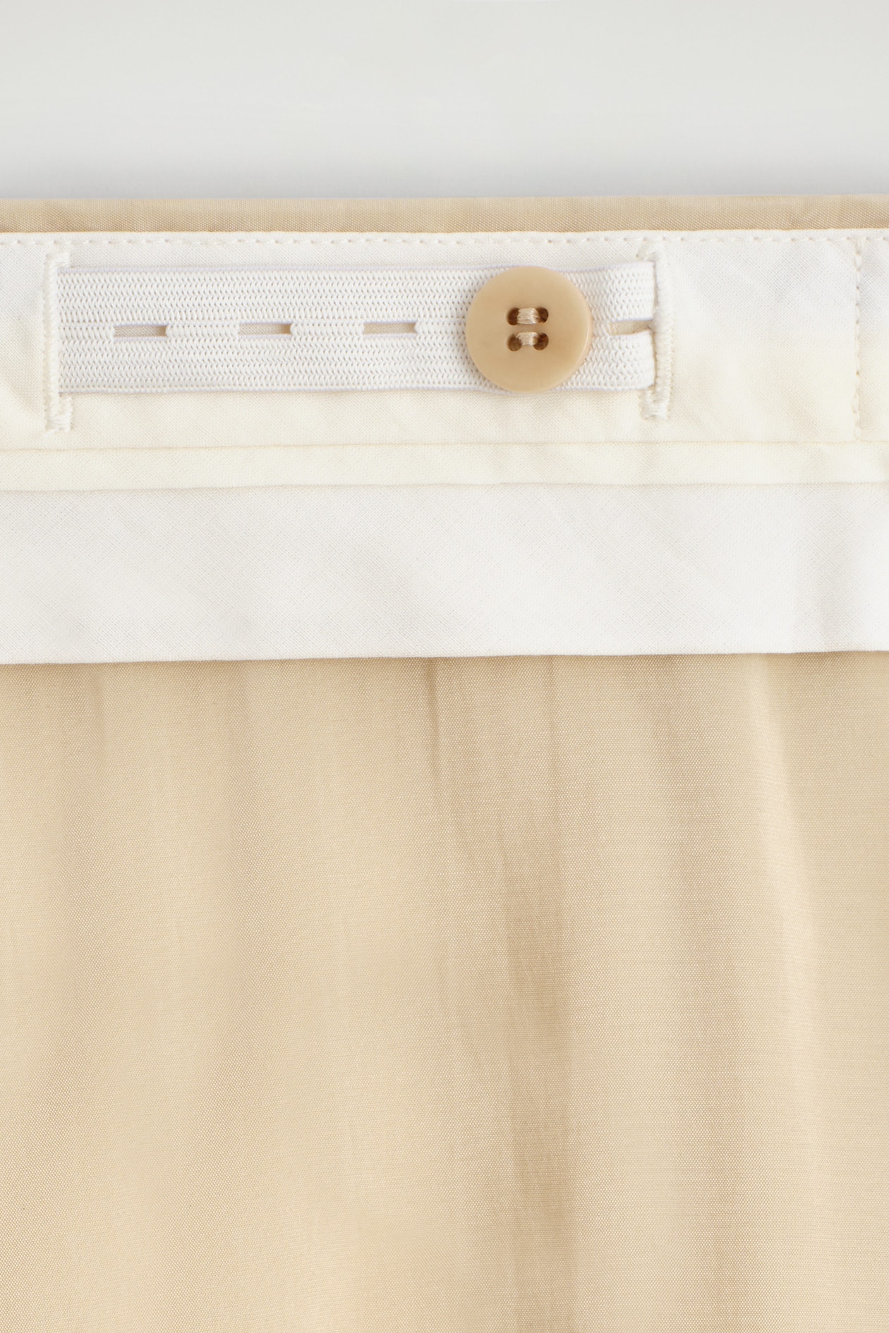FLUID PLEATED CULOTTES — BEIGE
