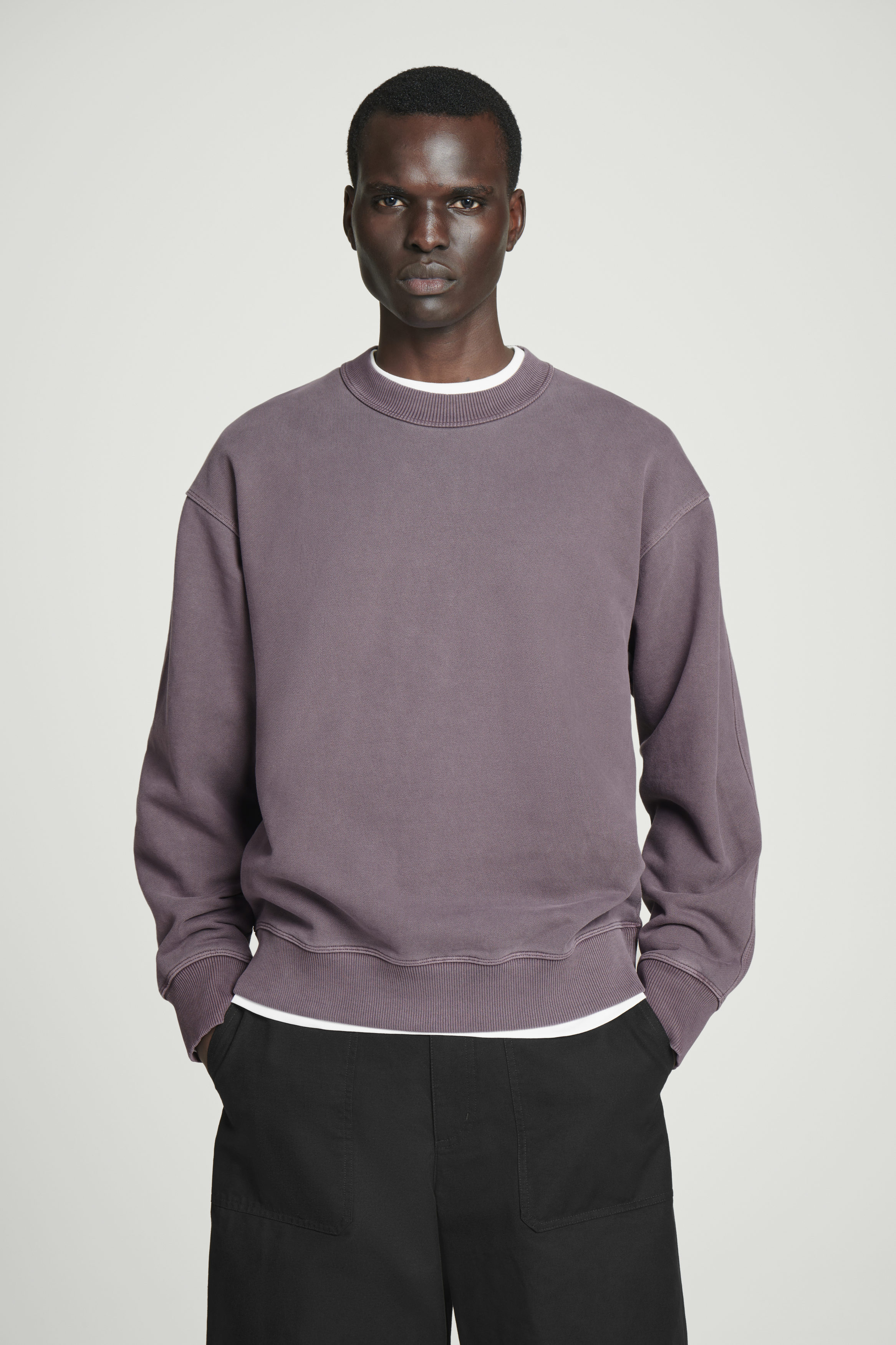 Washed work sweater unisexual ロンT スウェットウォッシュ加工 Amazon.co.jp: [CHANGE WELL] メンズ 「2023AW」 ヴィンテージ風
